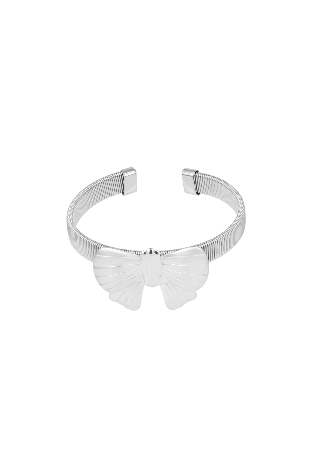 Bow Bangle bracelet - silver h5 