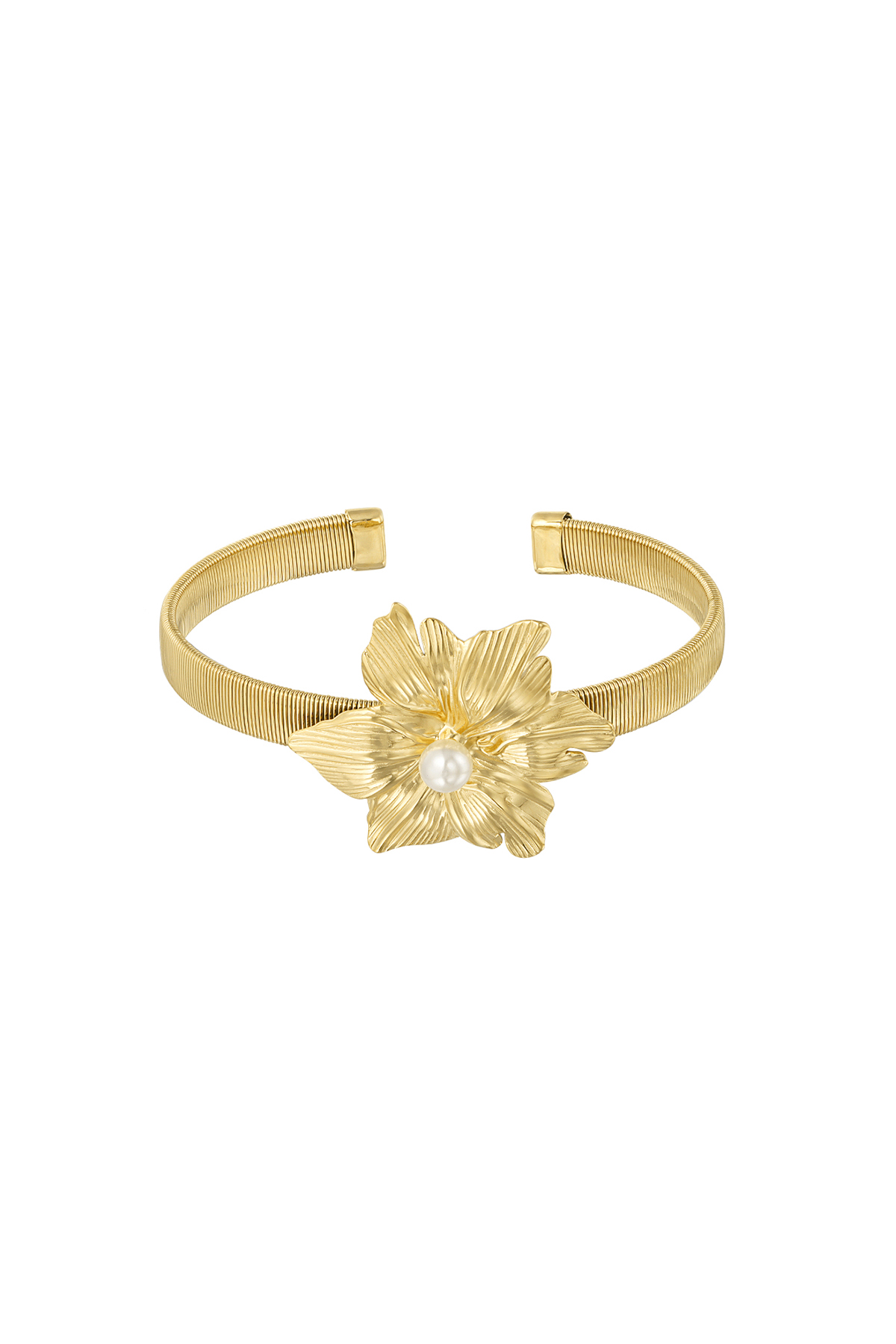 Armreif „Blooming Flower“ – Gold h5 