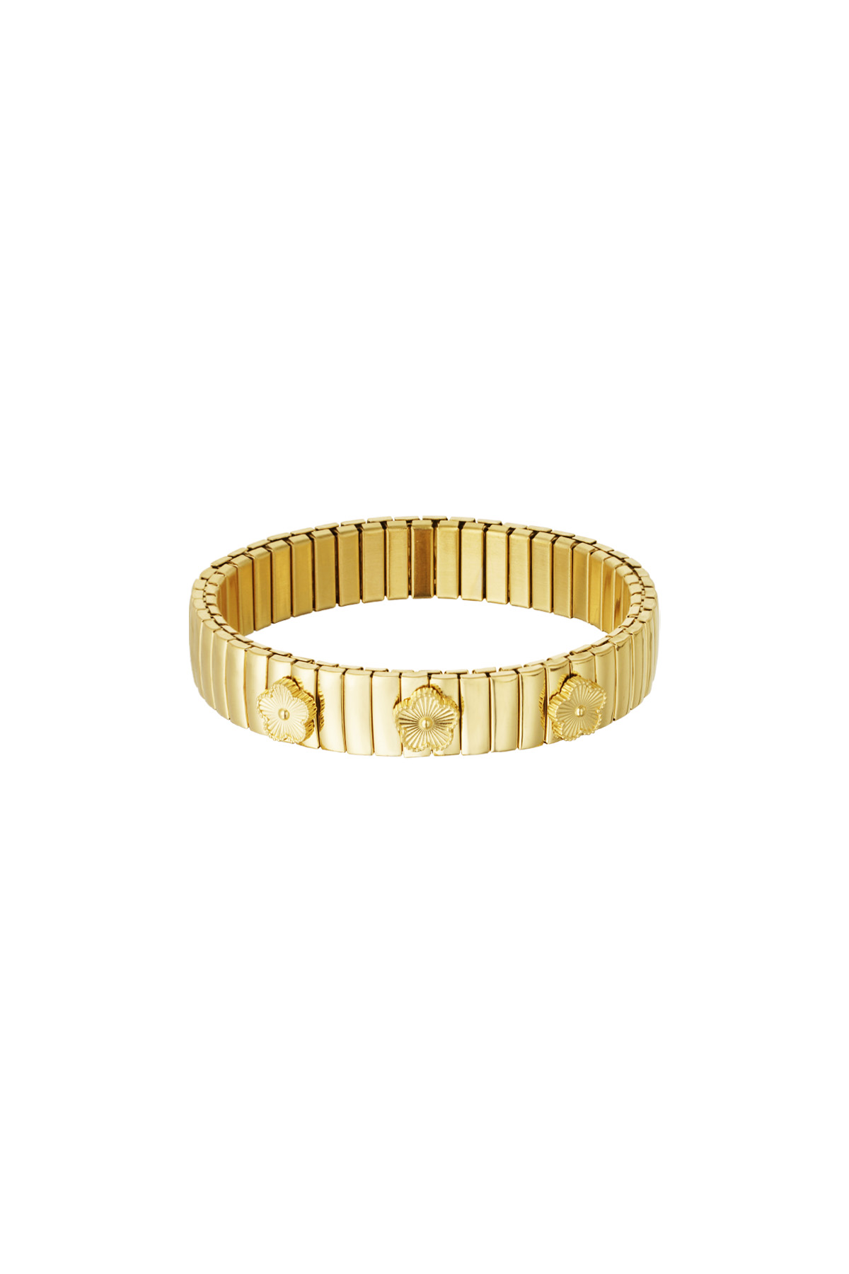 statement bloom bracelet - gold h5 