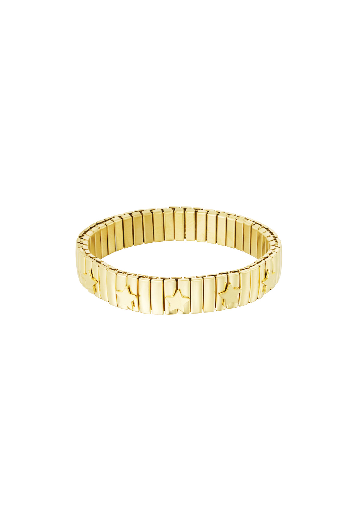 Statement star bracelet - gold h5 