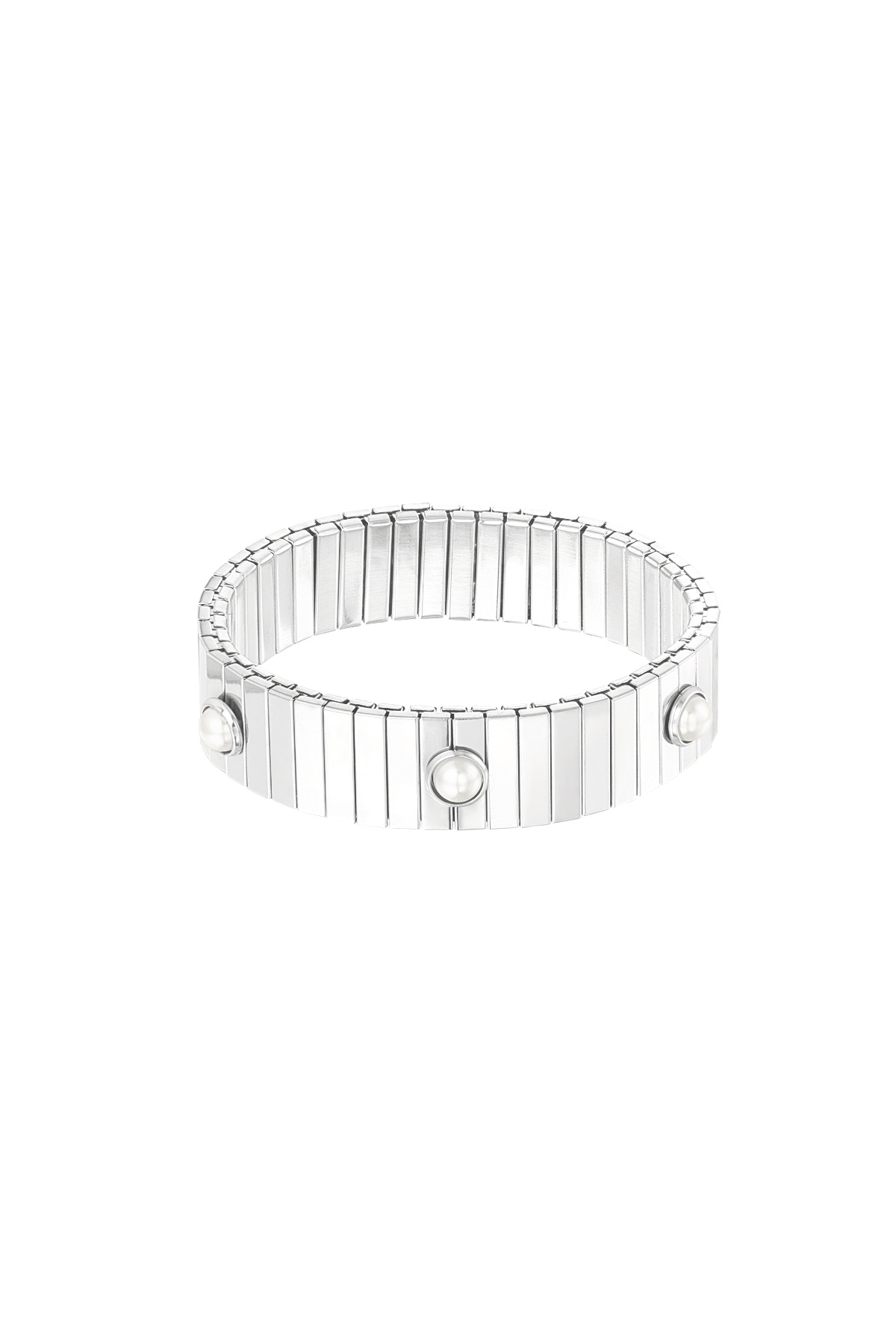 Bold elegance bracelet - silver h5 