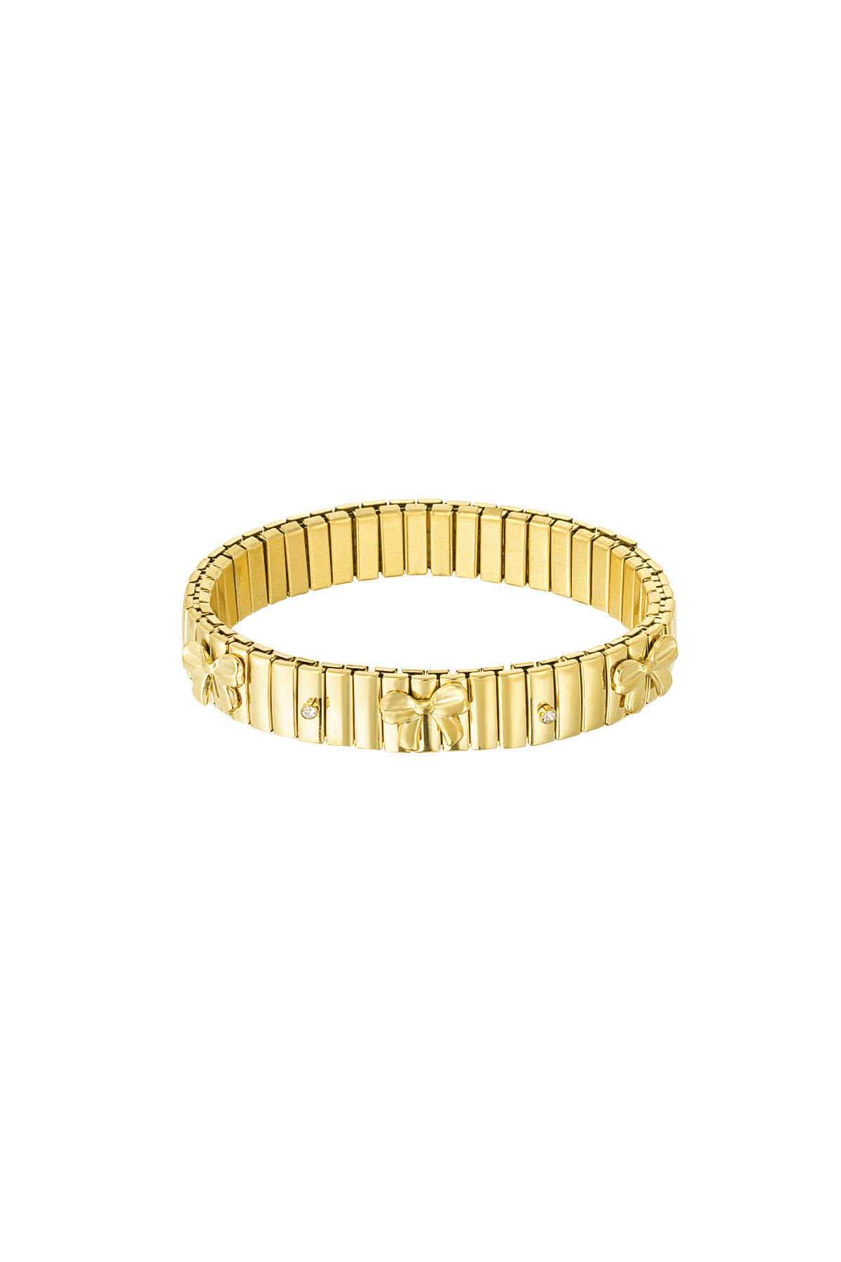 Armband mit auffälliger Schleife – Gold h5 