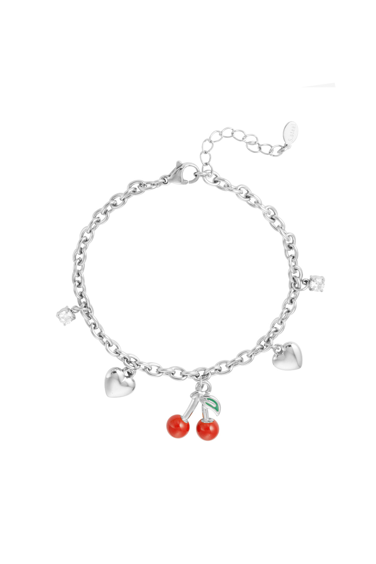 Braccialetto Cherish Charm - argento h5 