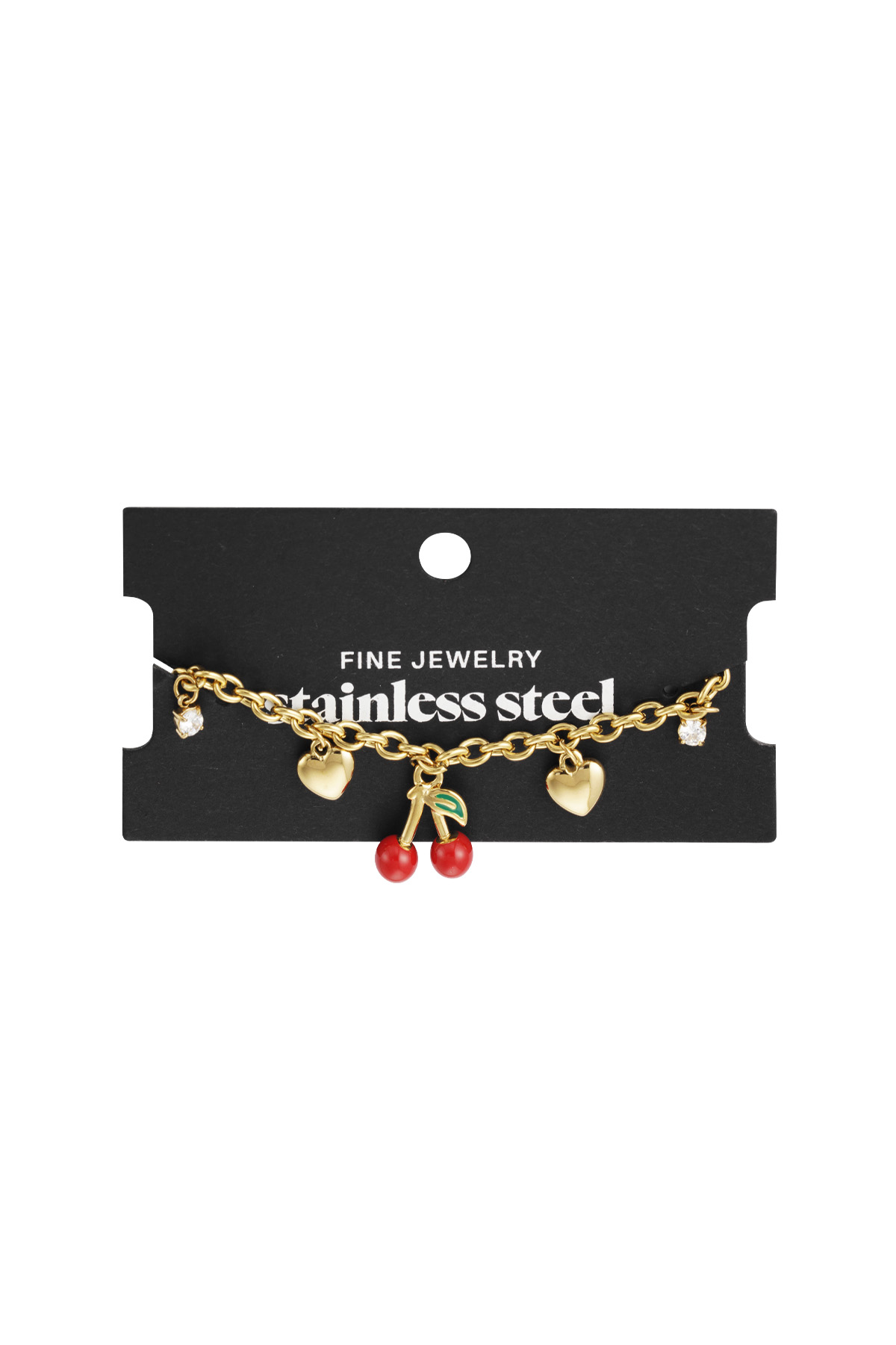 Cherish Charm armband - goud h5 Afbeelding3