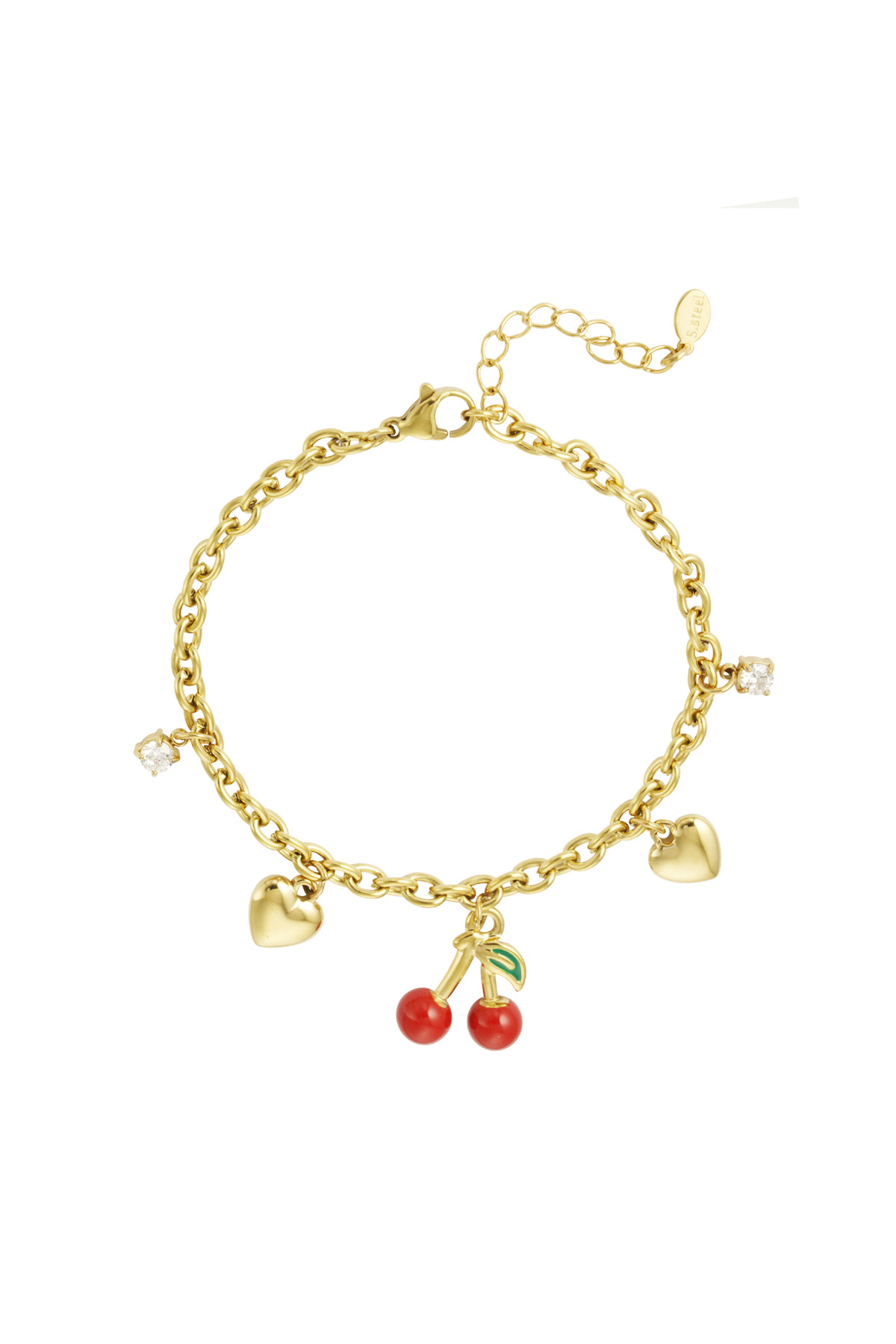 Cherish Charm armband - goud