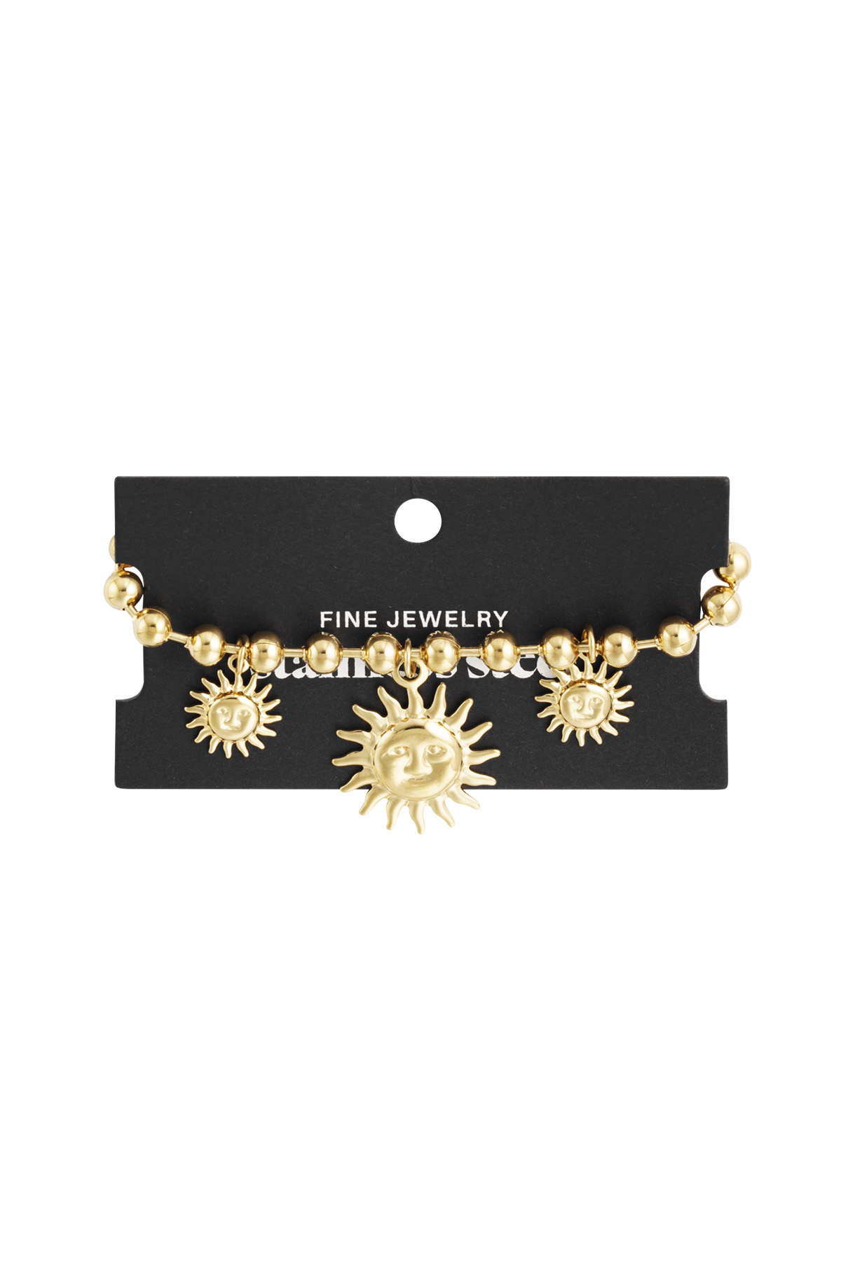 Armband Sonnenbeschienener Charm - Gold h5 Bild3