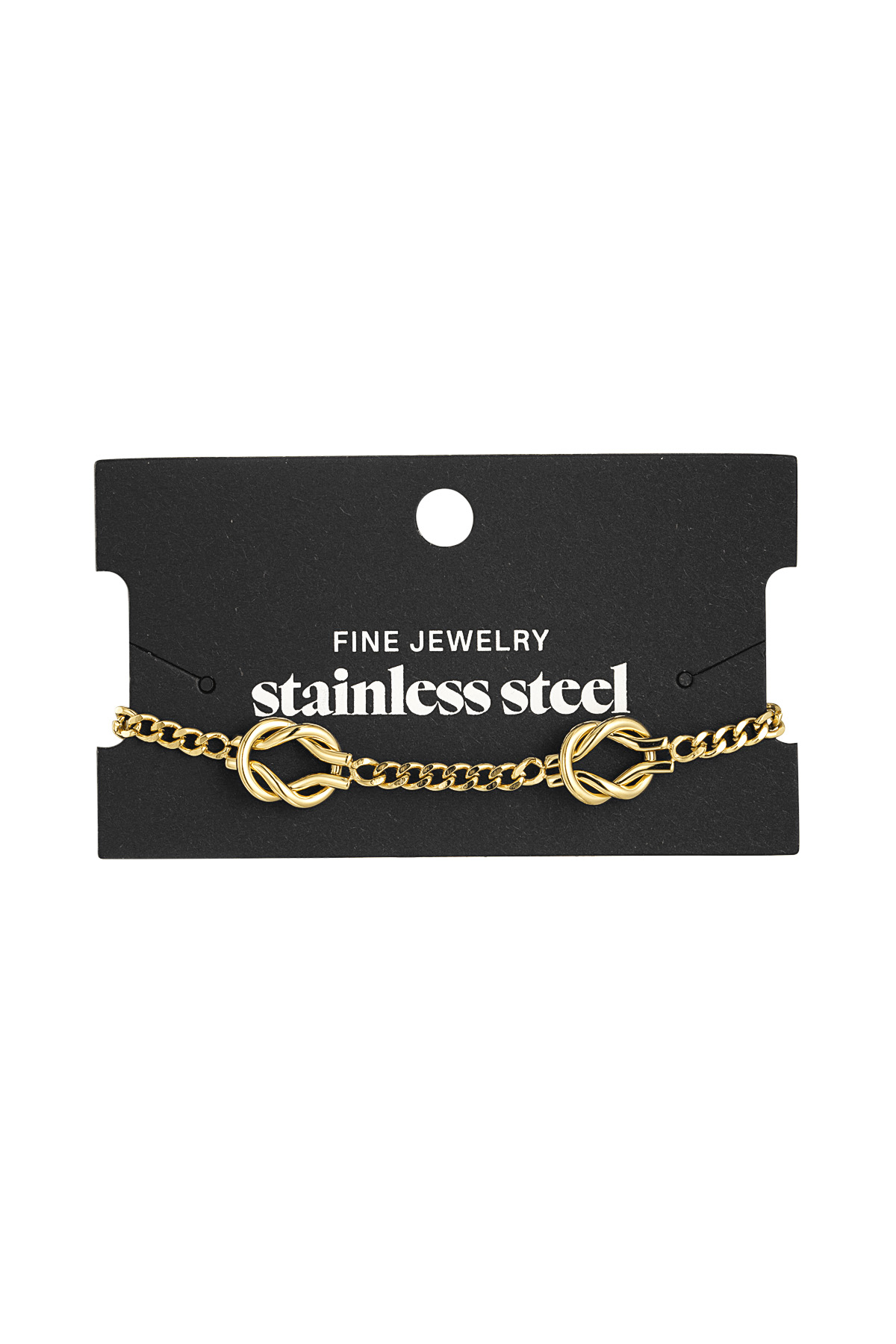 Pulsera Love Knot - oro h5 Imagen3