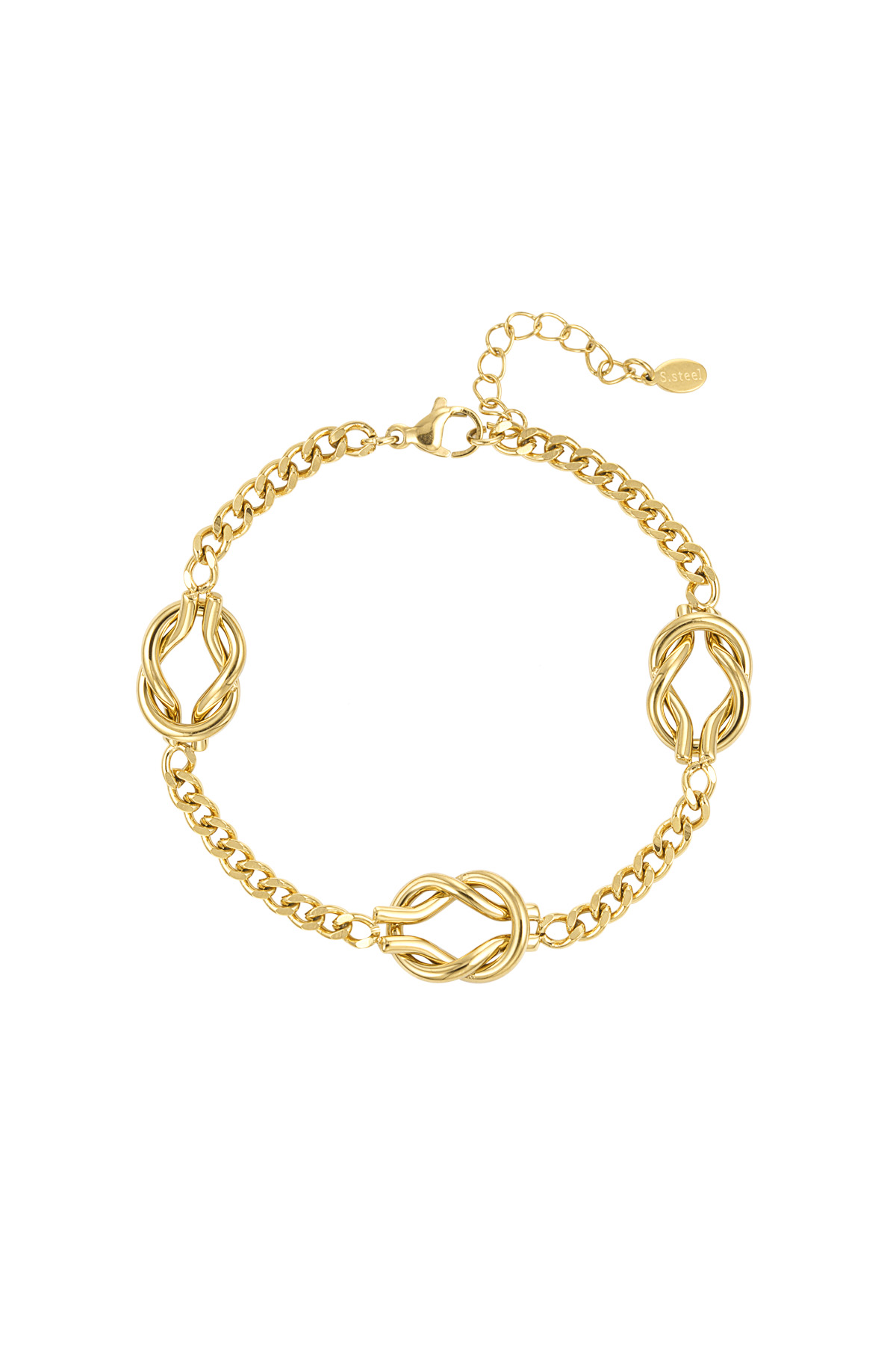 Bracciale Nodo d'amore - oro h5 