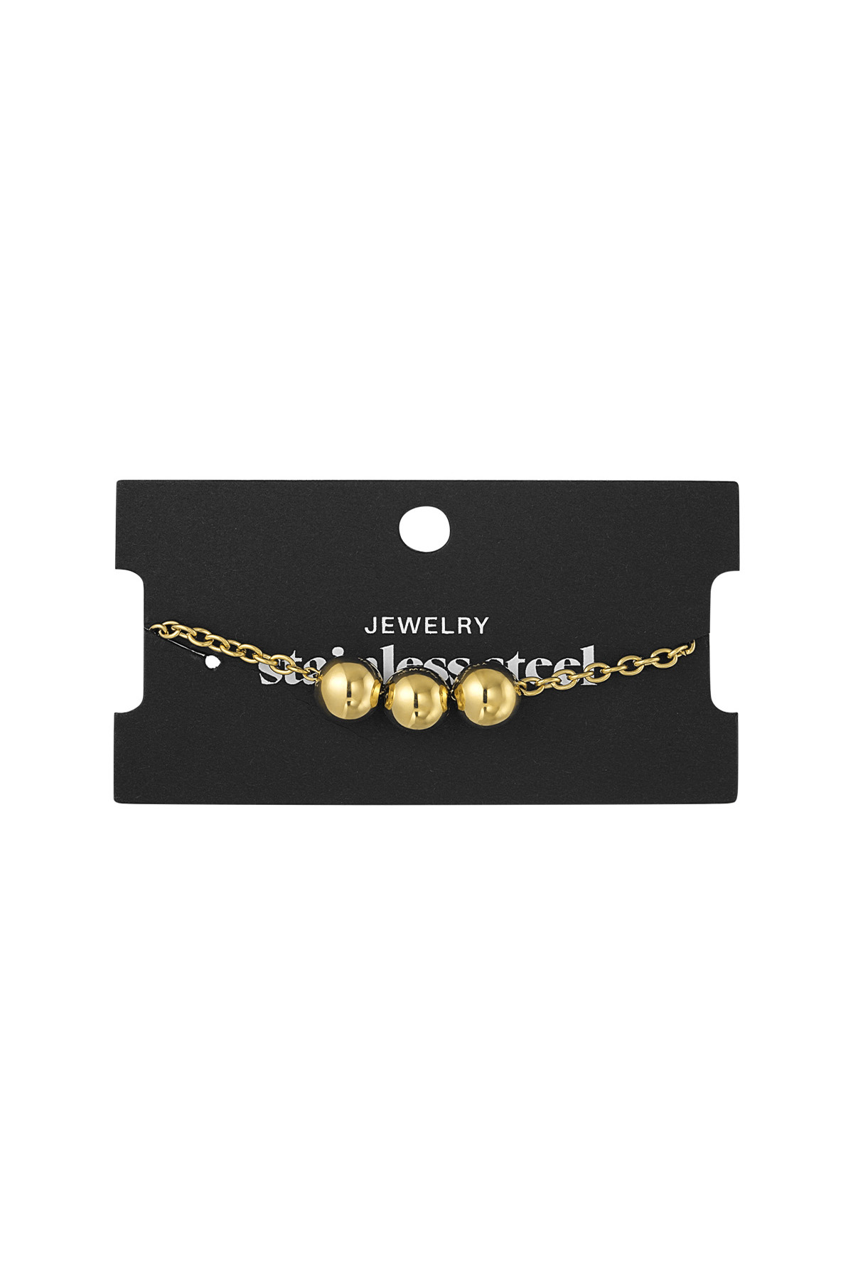 Three Wishes armband - goud h5 Afbeelding2