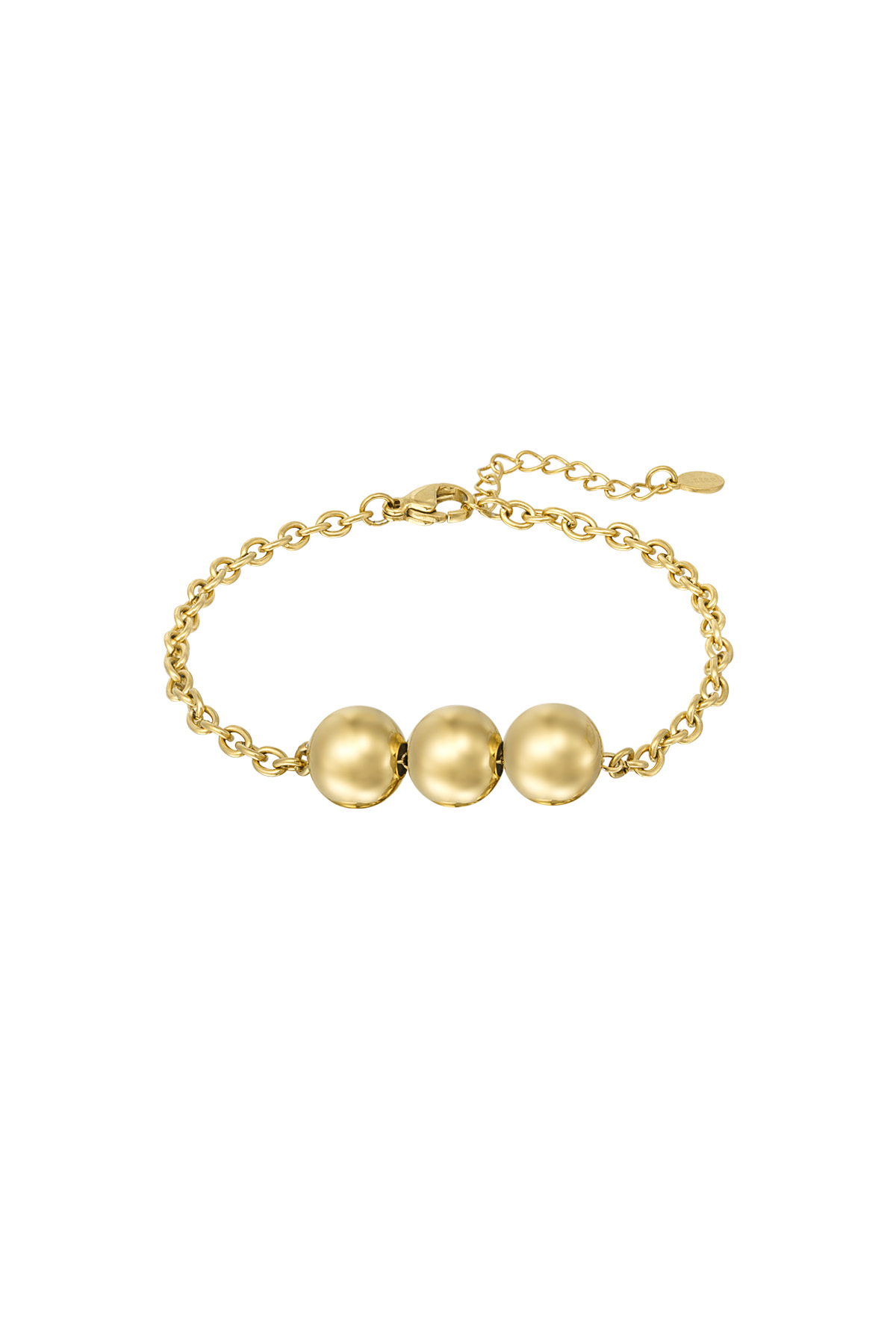 Three Wishes bracelet - gold h5 