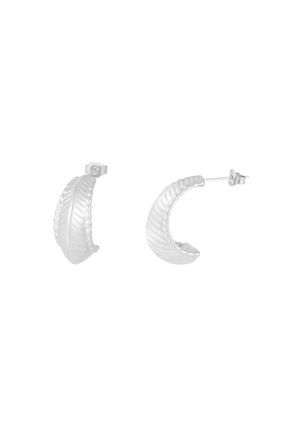 Fashion Studs earrings - silver h5 