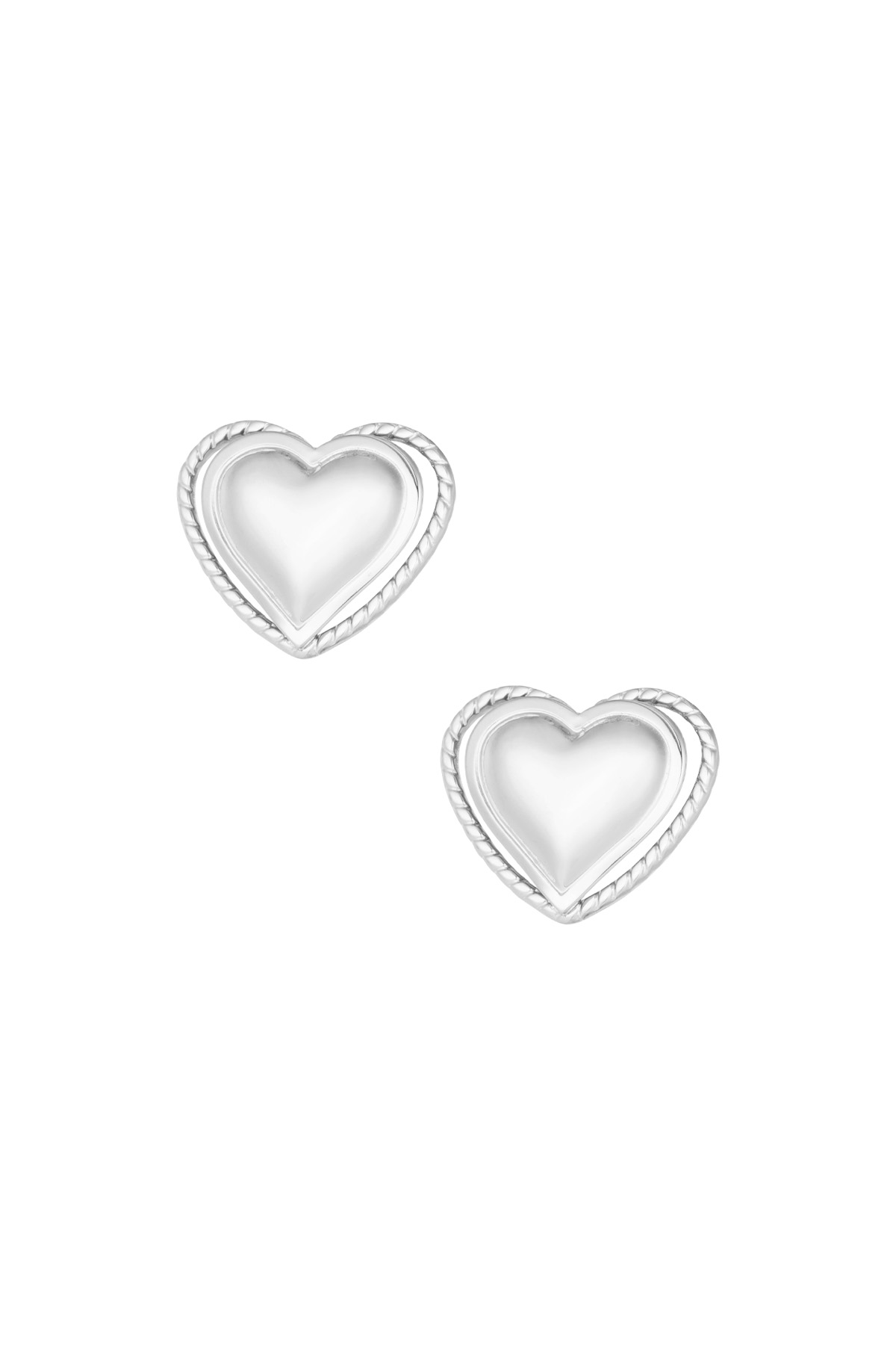 Earrings hearts baby - silver h5 