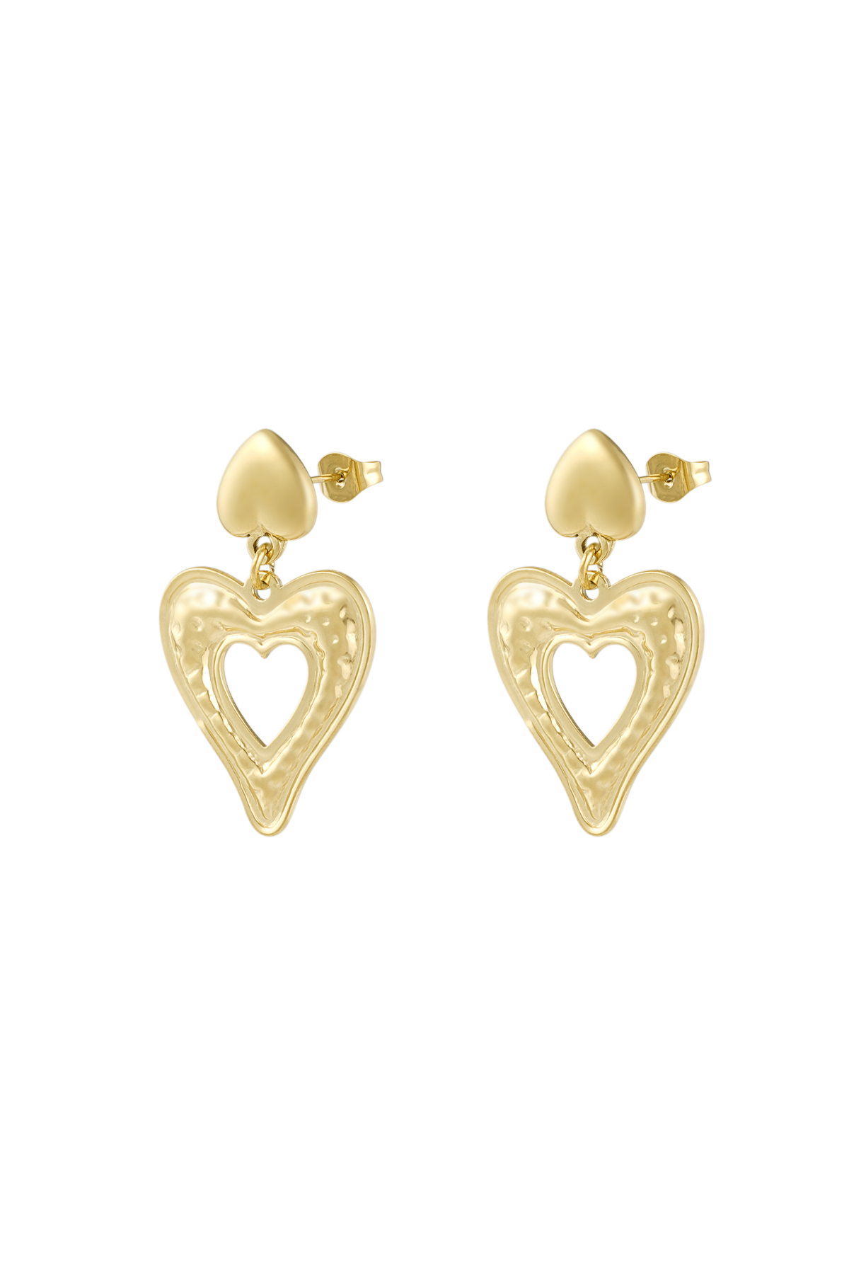 Earring love is in the air - gold h5 