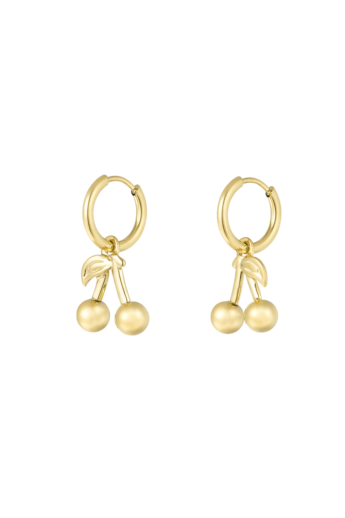 Cherry on Top earrings - gold h5 