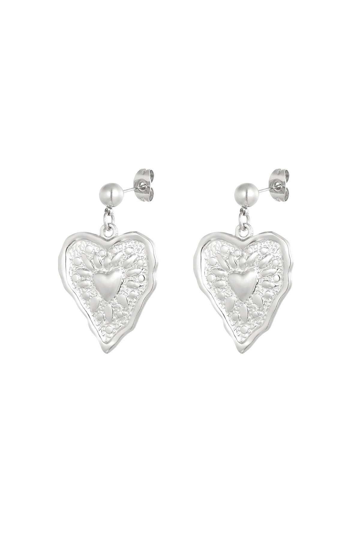 Lovely Babe earrings - silver h5 