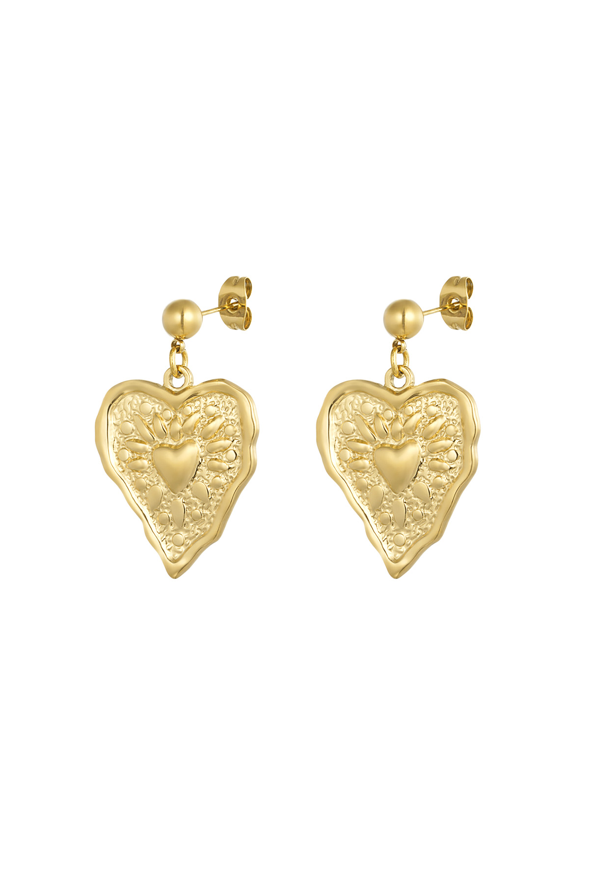 Lovely Babe earrings - gold h5 