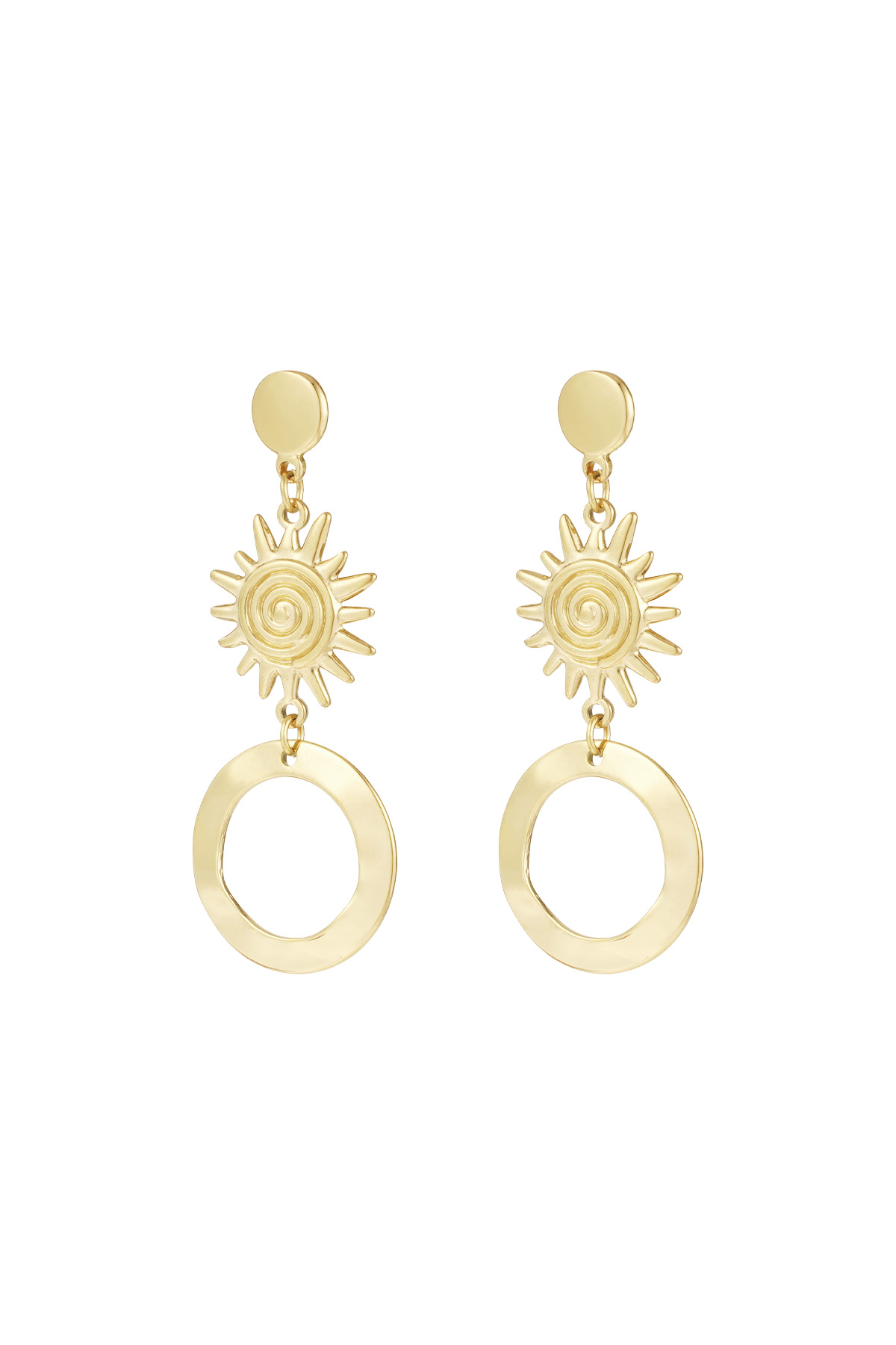 Pendientes Sunny Shore - oro h5 