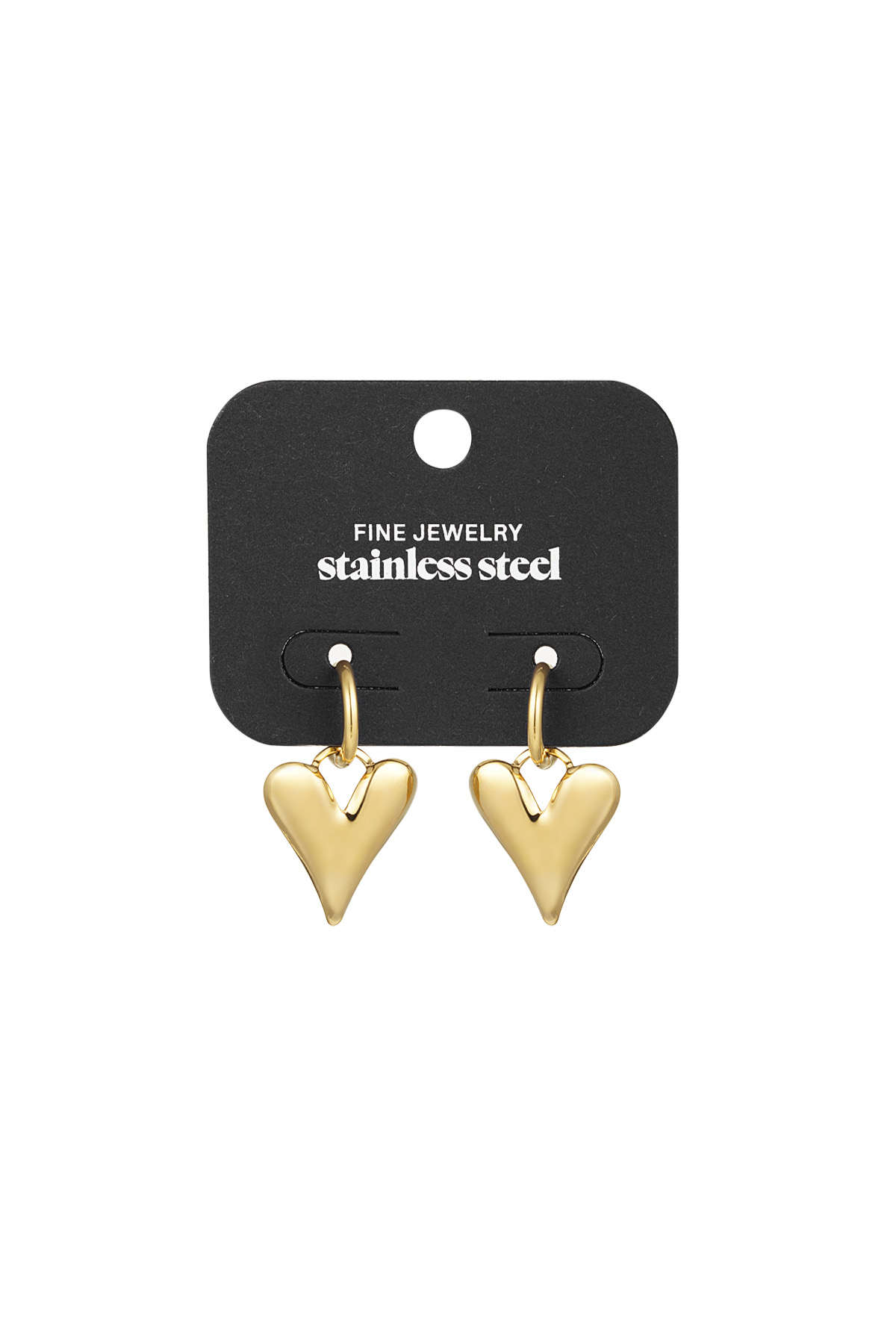 Big-Hearted earrings - gold h5 Picture3