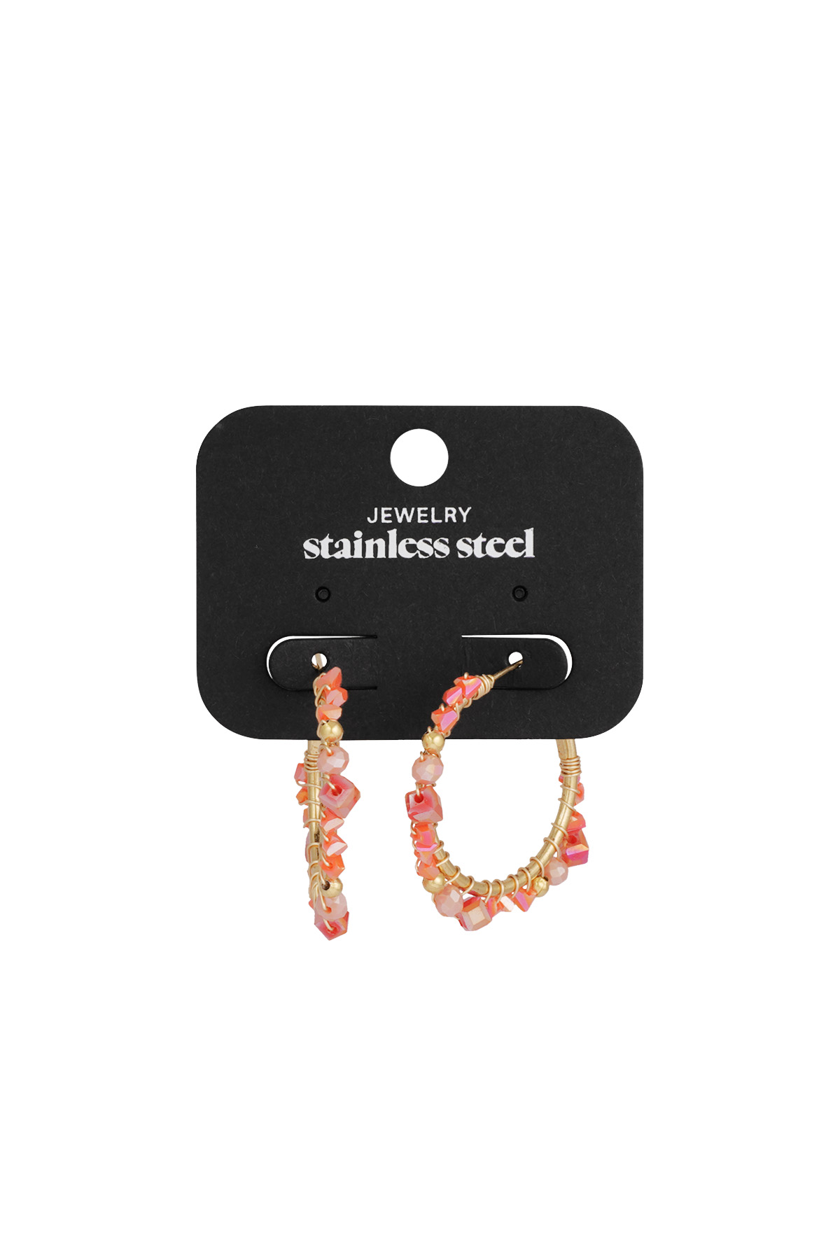 Majestic dream earrings - orange h5 Picture3