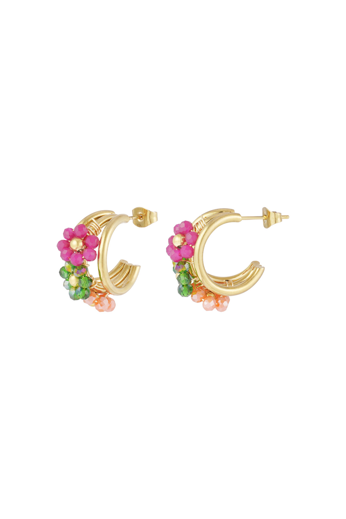 Pendientes Little Bloom - multicolor h5 