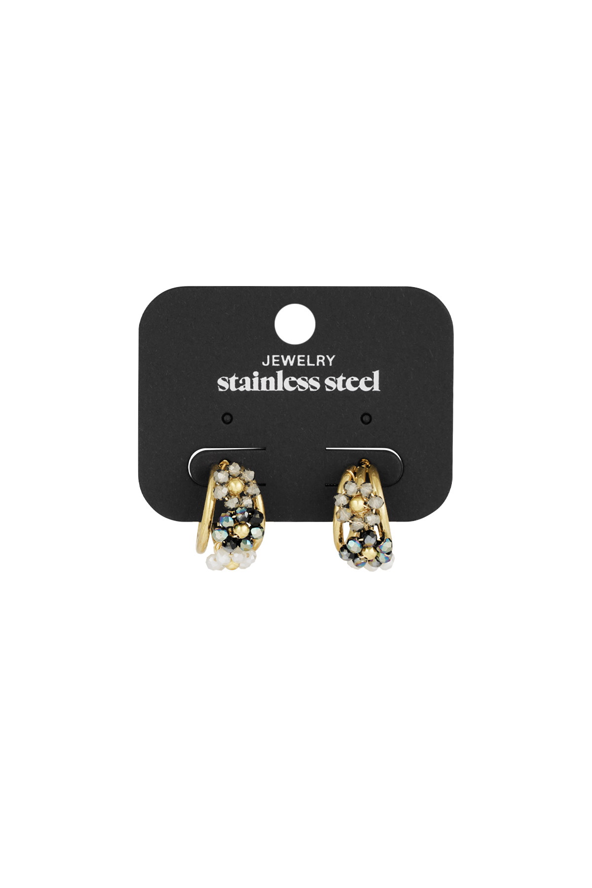 Pendientes Little Bloom - gris h5 Imagen3