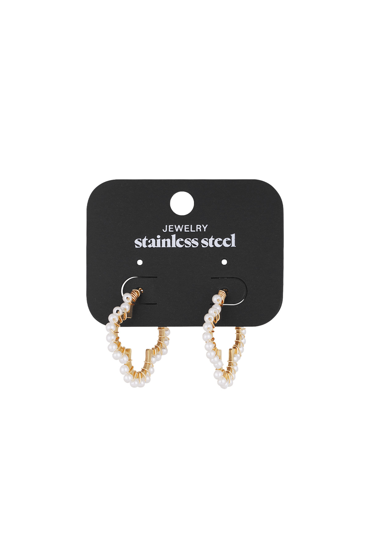 Classy clover earrings - Gold color h5 Picture2