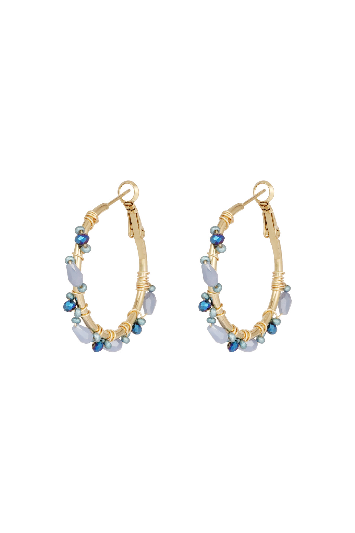 Boucles d'oreilles soulicios soul - bleu h5 