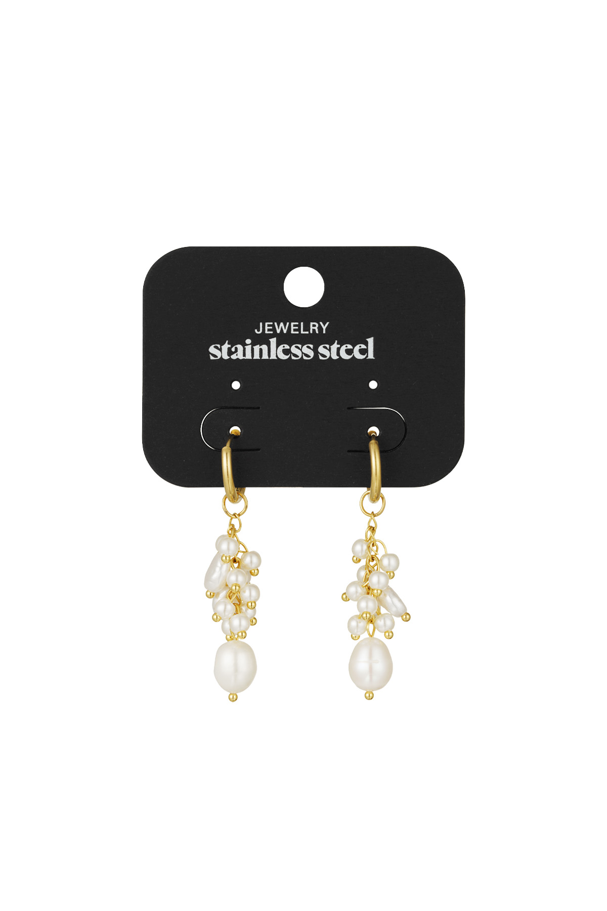 Earring golden touch - Gold color h5 Picture3