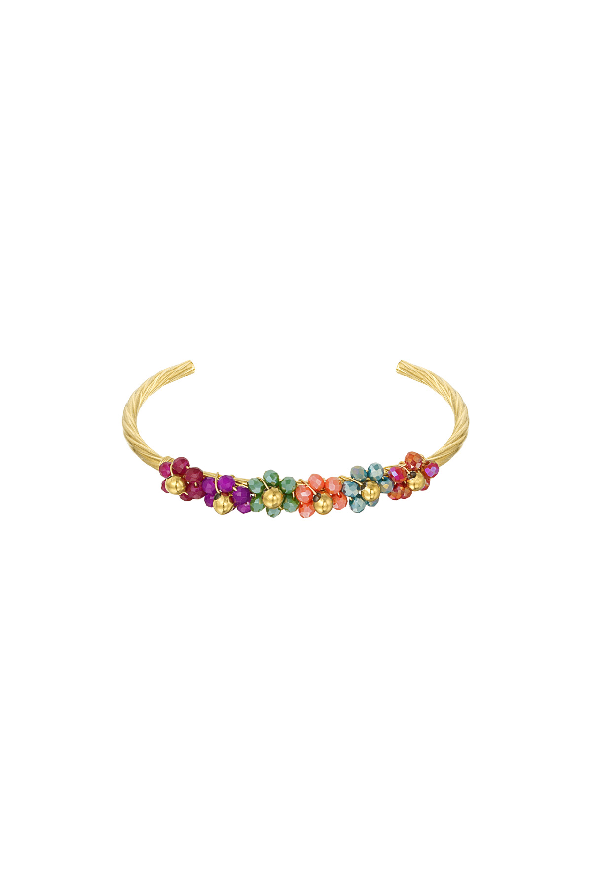 Bracelet jonc Bloom - multicolore h5 