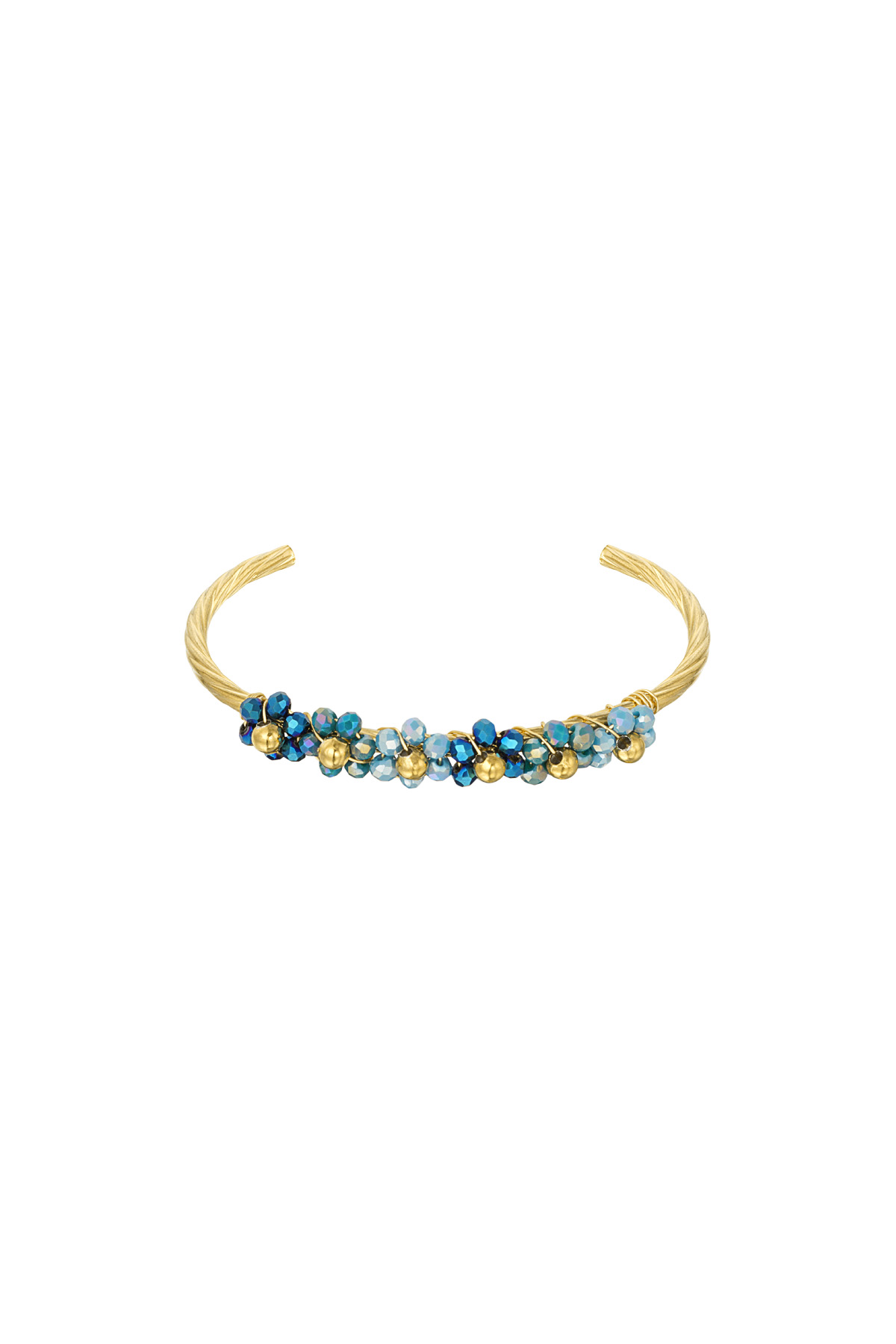 Bloom Bangle armband - blauw h5 