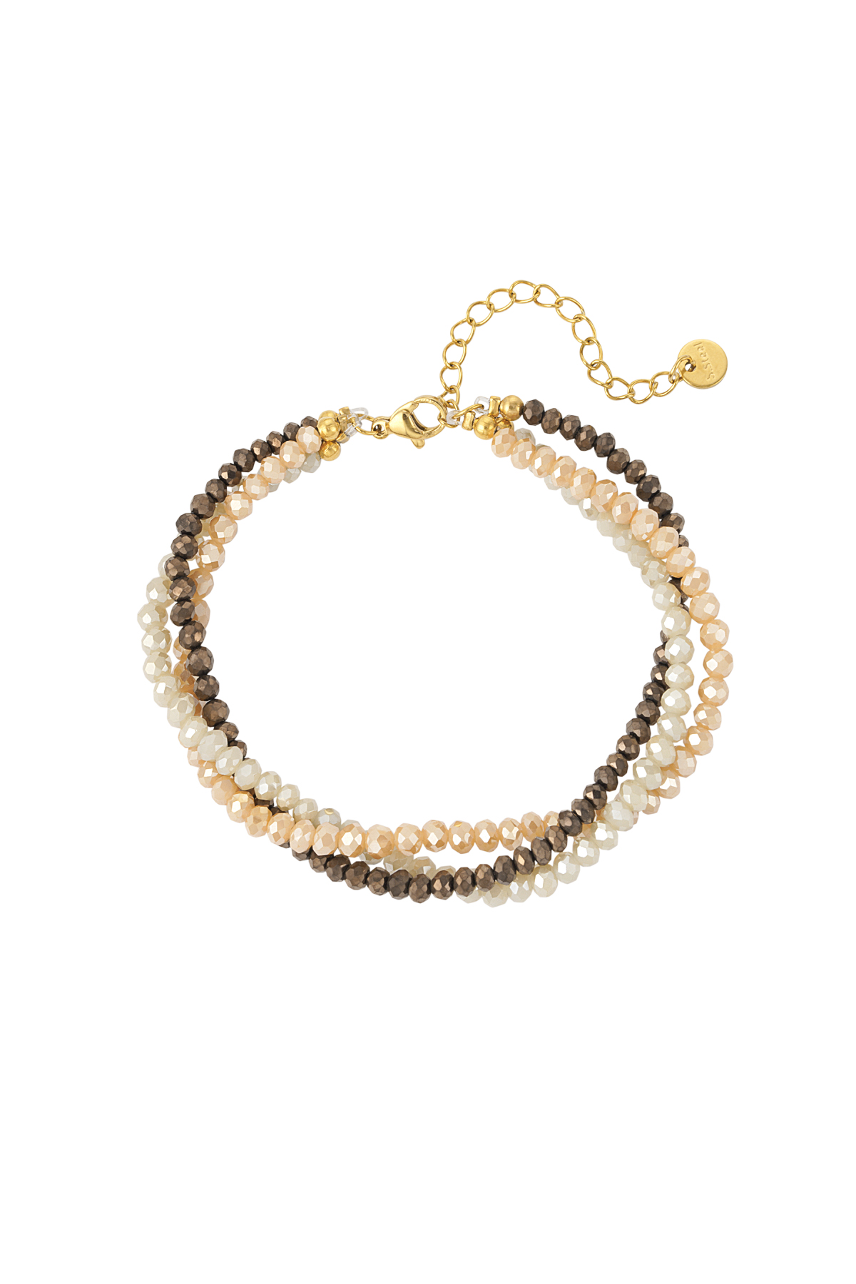 Bracciale Sweet Beads - marrone h5 