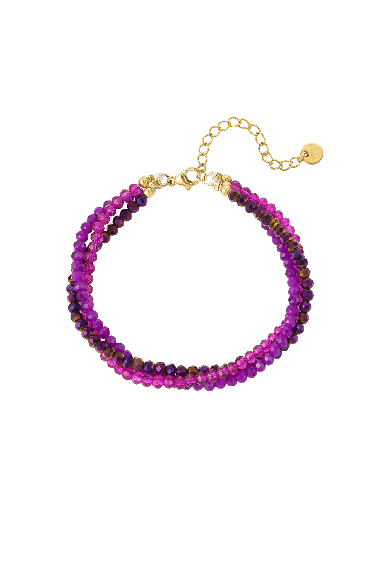 Pulsera Sweet Beads - violeta h5 