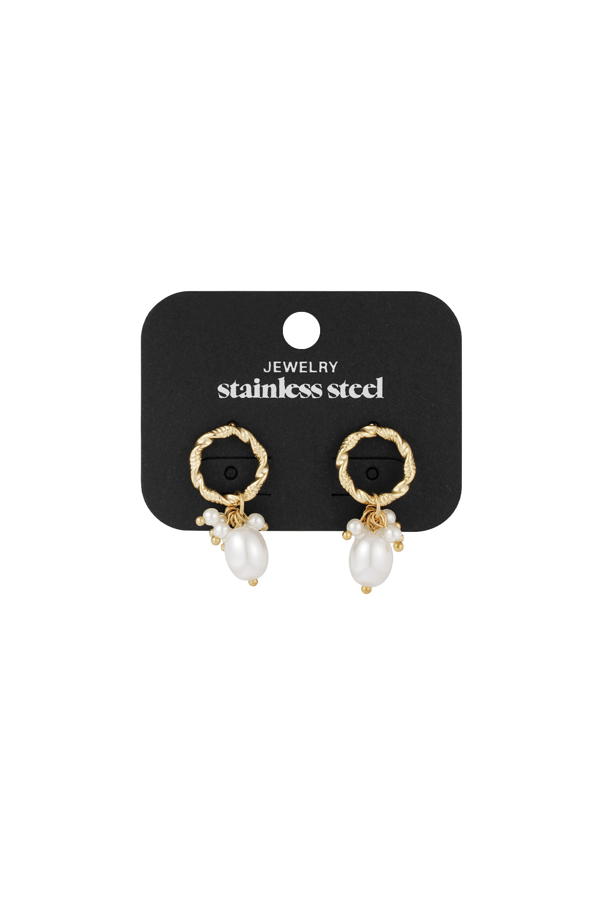 Lovely Little Pearls earrings - gold h5 Picture3