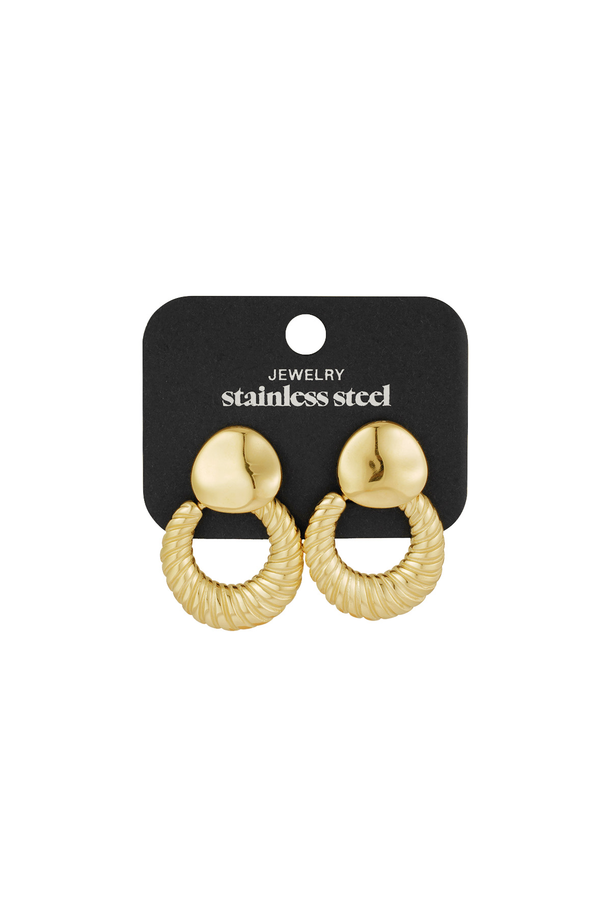 Pendientes elegantes y chic - dorados Imagen2