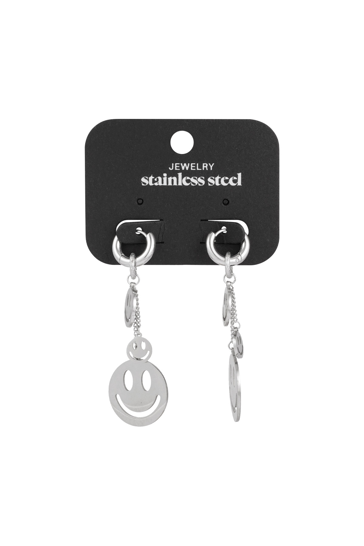 Earrings smiley madness - silver h5 Picture2