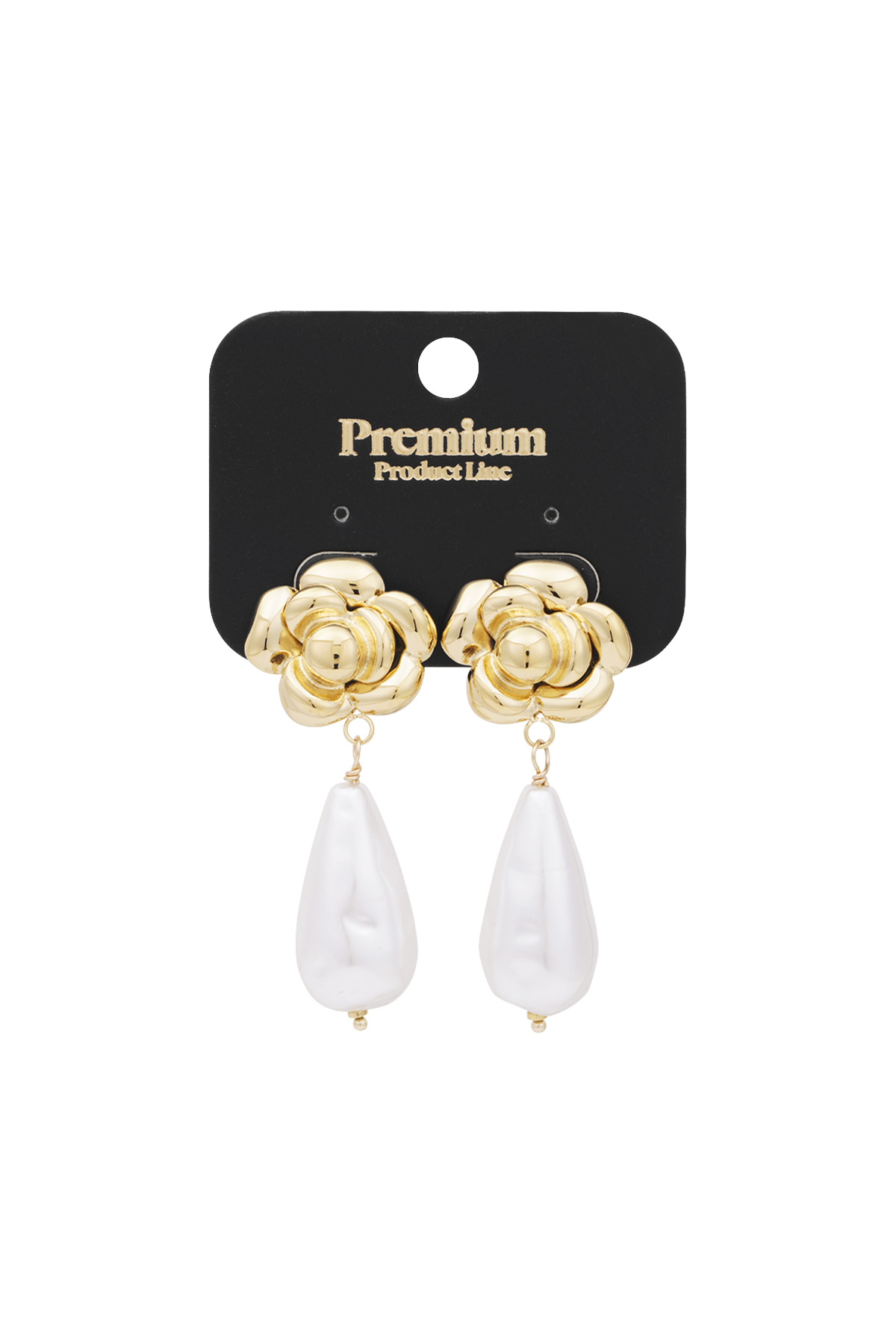 Eternal rose earrings - Gold color Picture3