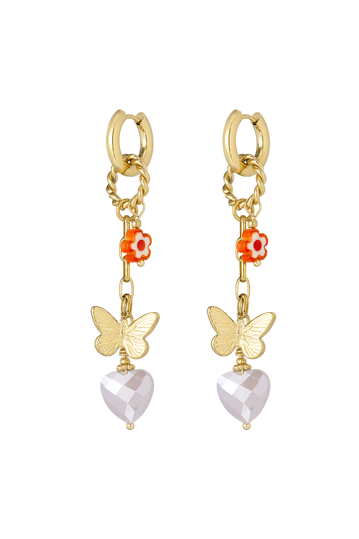 Earrings twinkle charm - Gold color 2