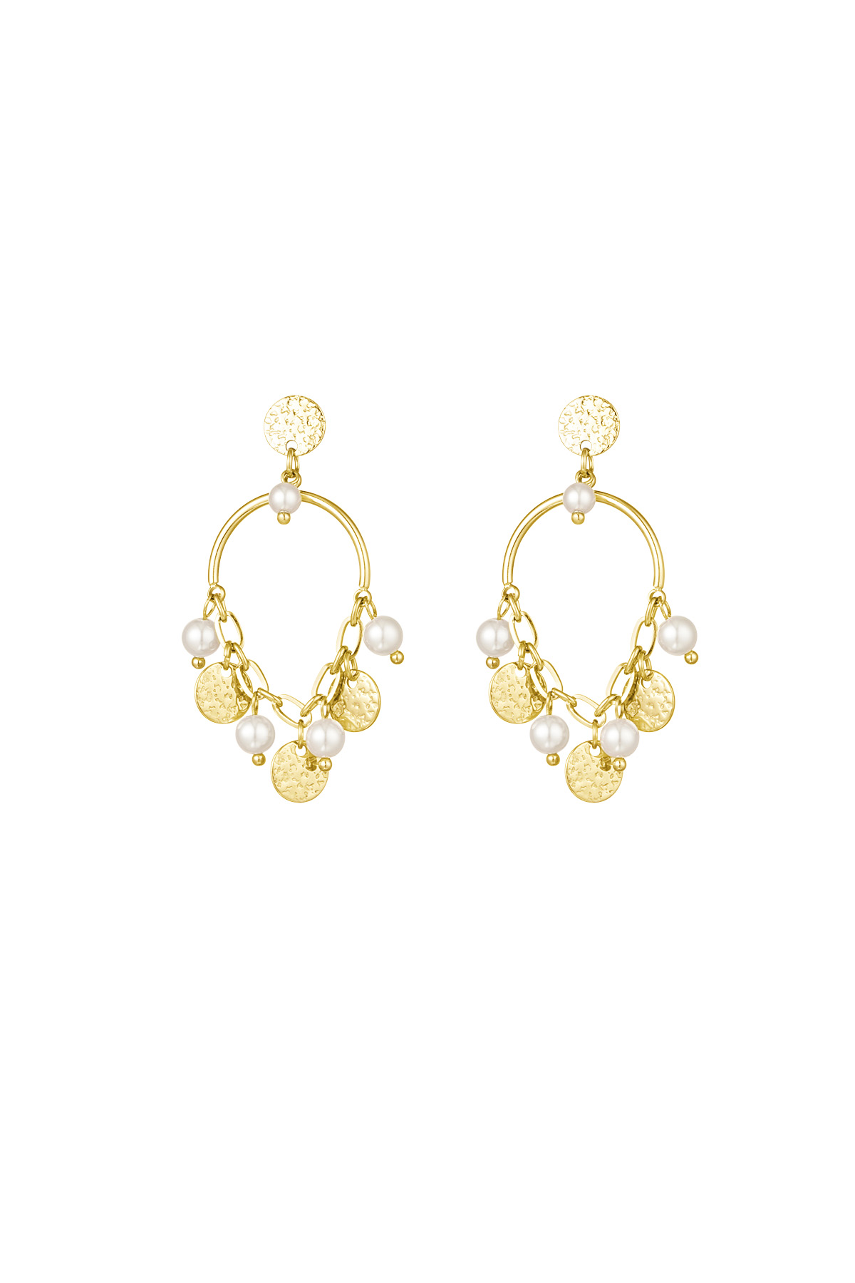 Chic circles earrings - Gold color 2