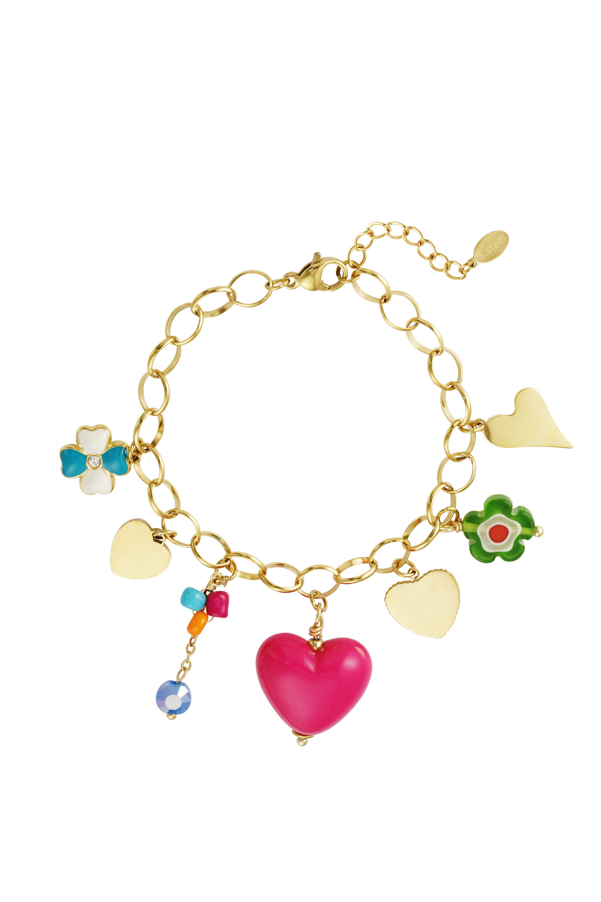 Charm bracelet american dream - gold h5 