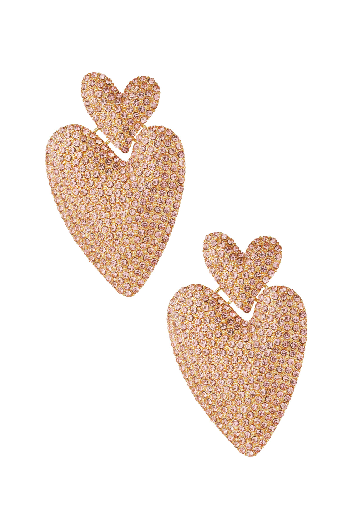 Chasing love earrings - pink h5 