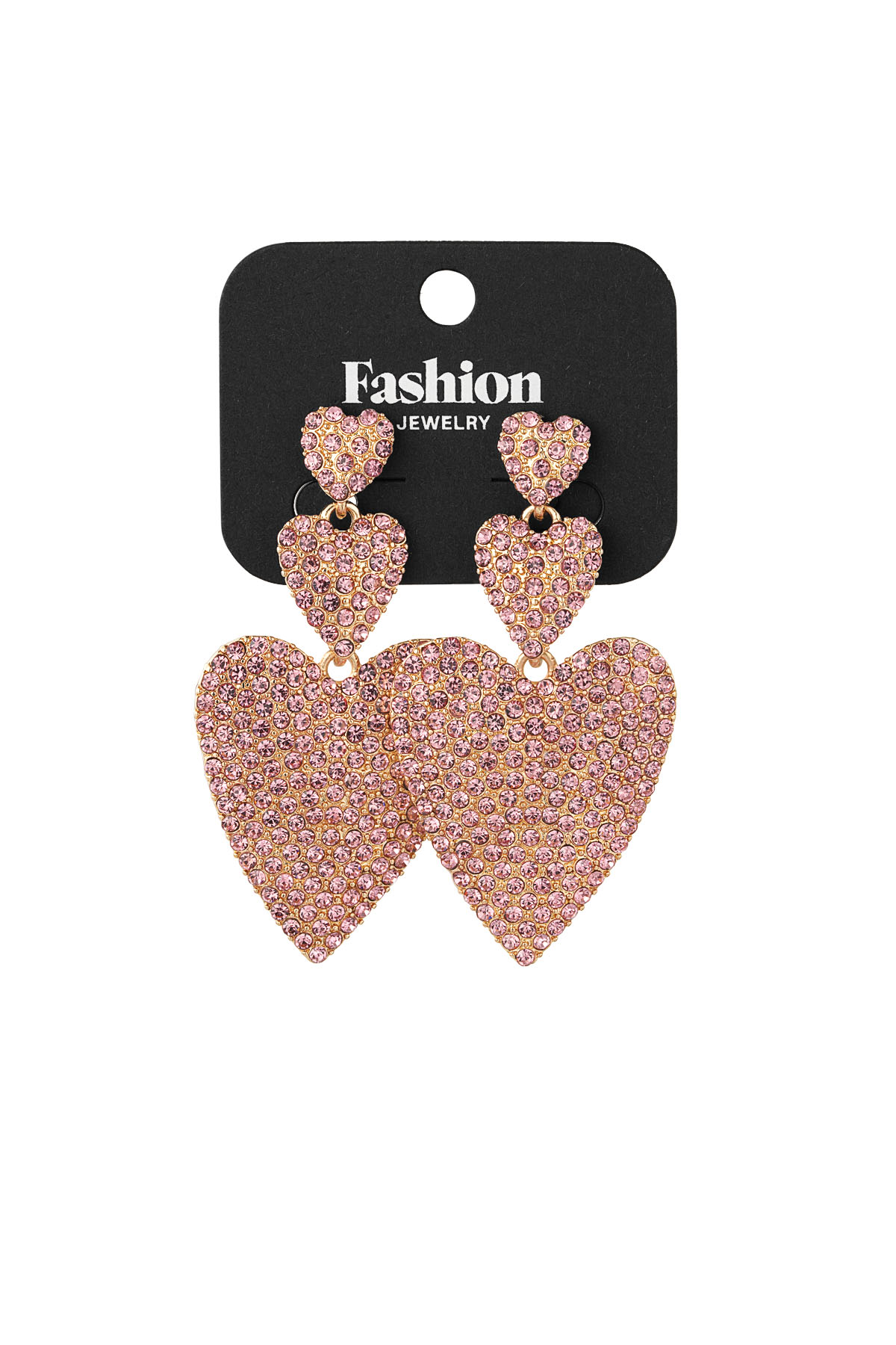 Falling for you earrings - pink Picture3