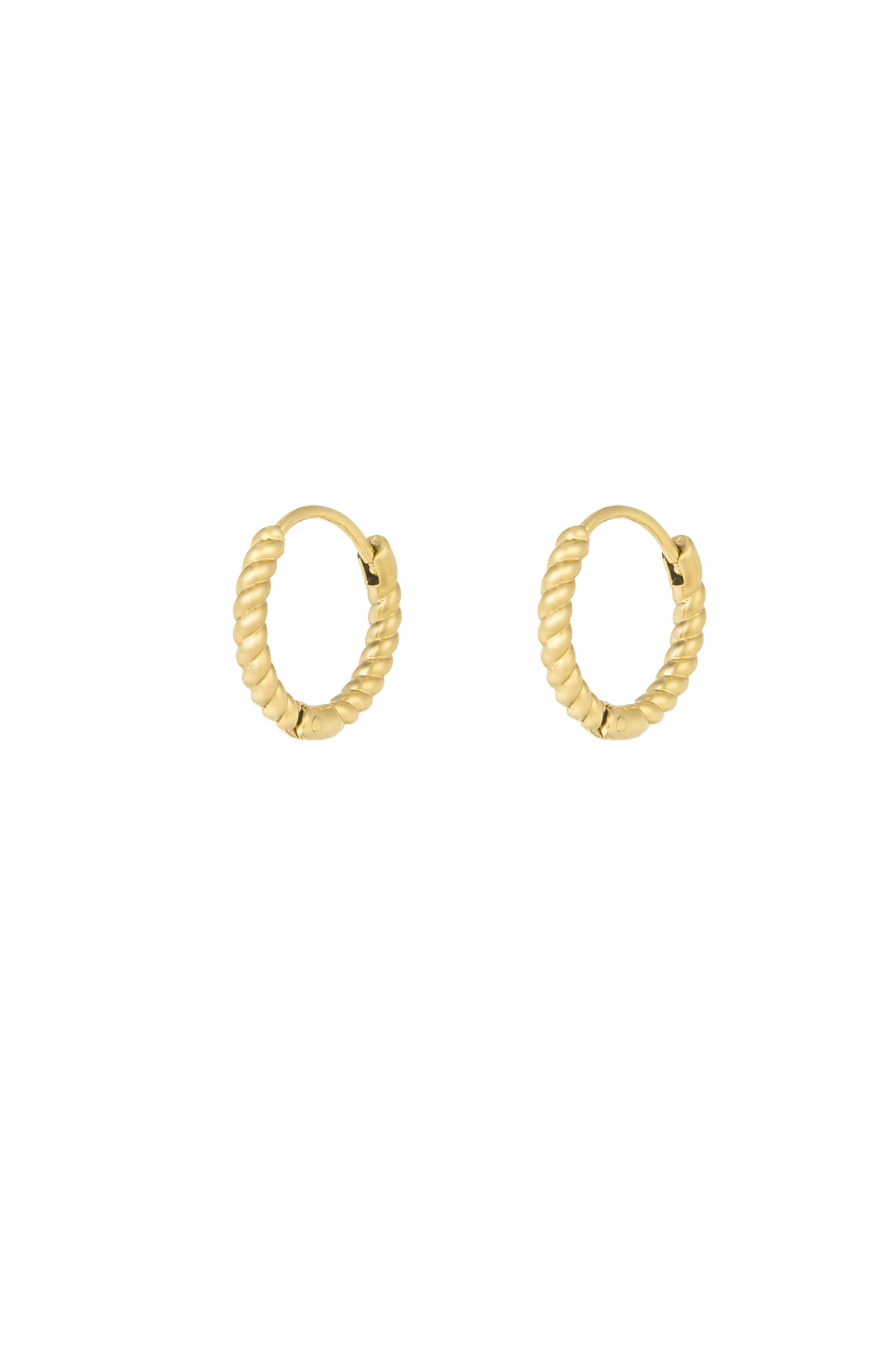 Timeless twist earrings - gold h5 