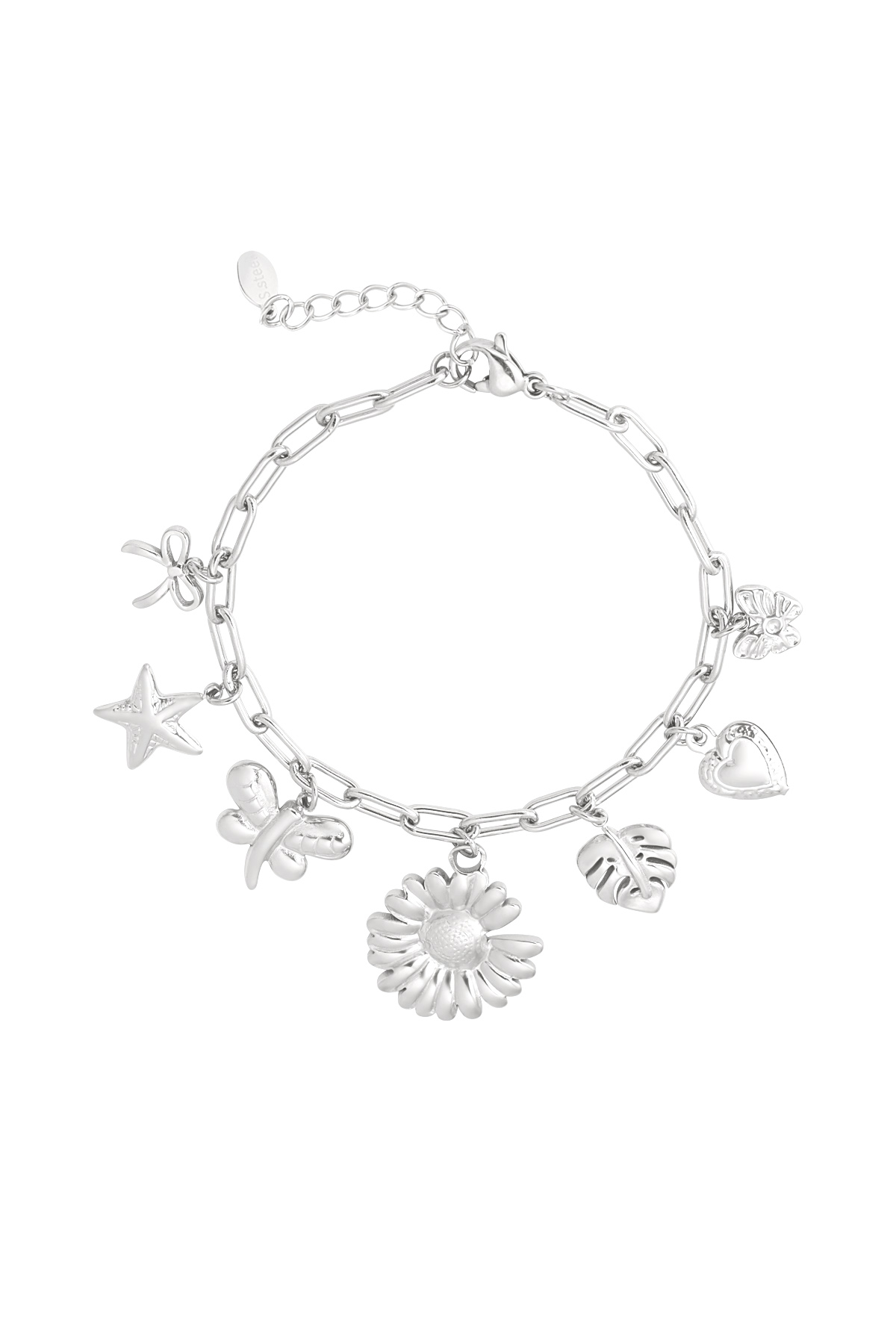 Botanical bliss bracelet - silver h5 