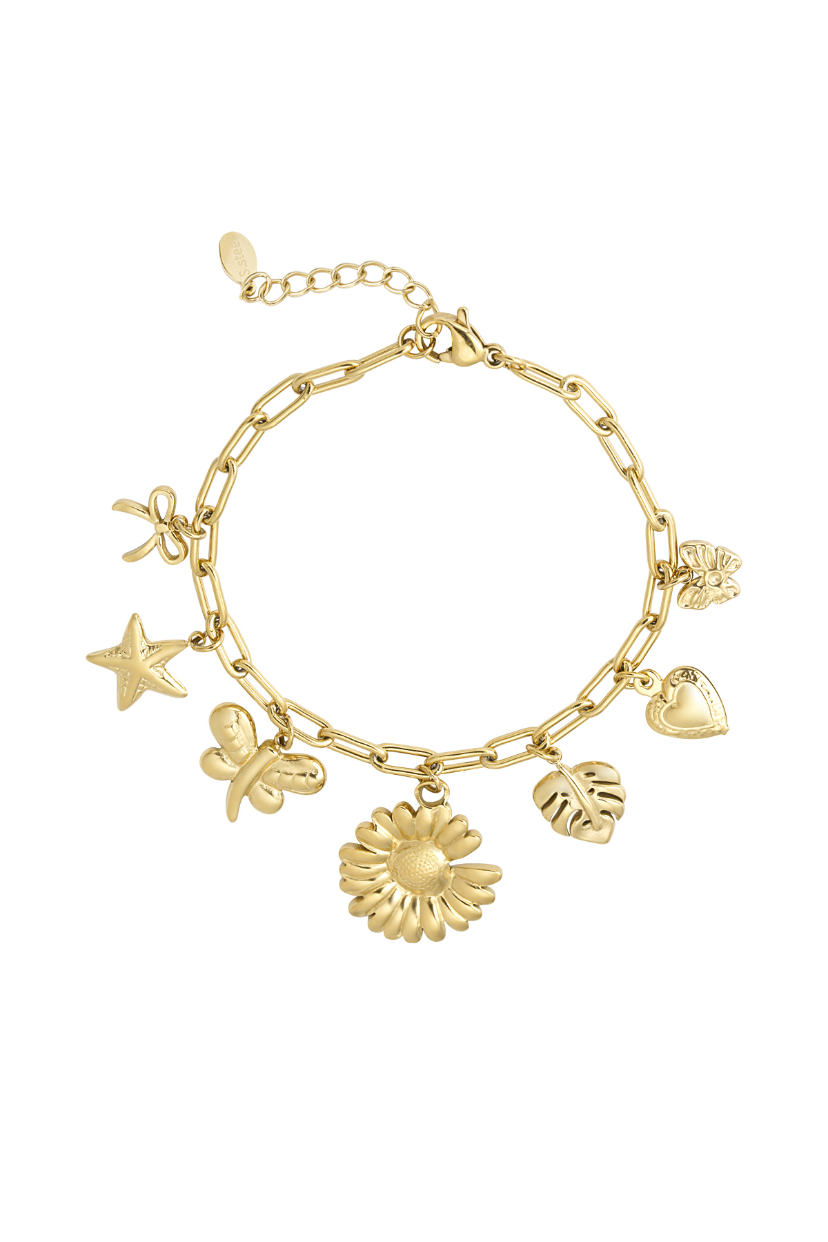 Pulsera de felicidad botánica - oro h5 