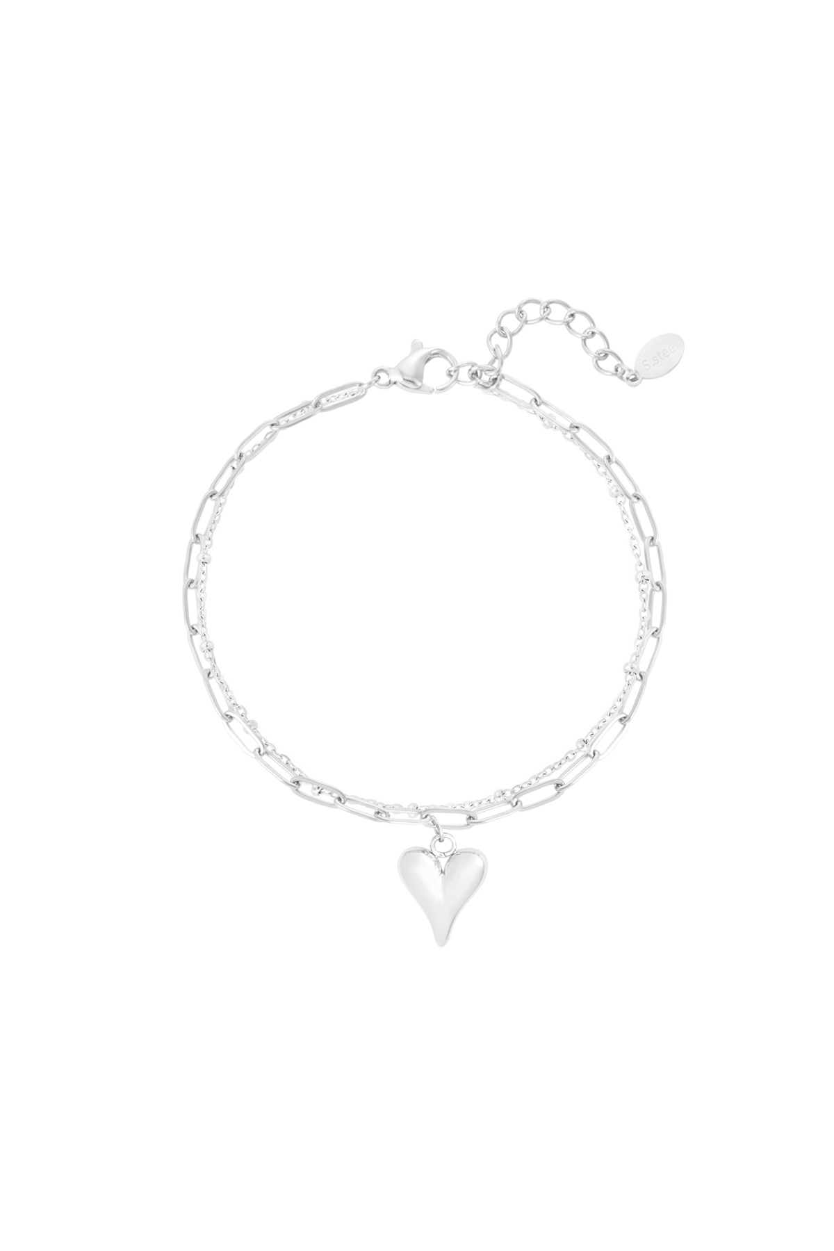 Loving layers bracelet - silver h5 