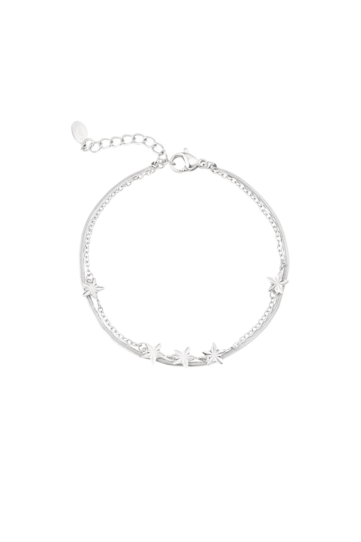 Starry layers bracelet - silver h5 