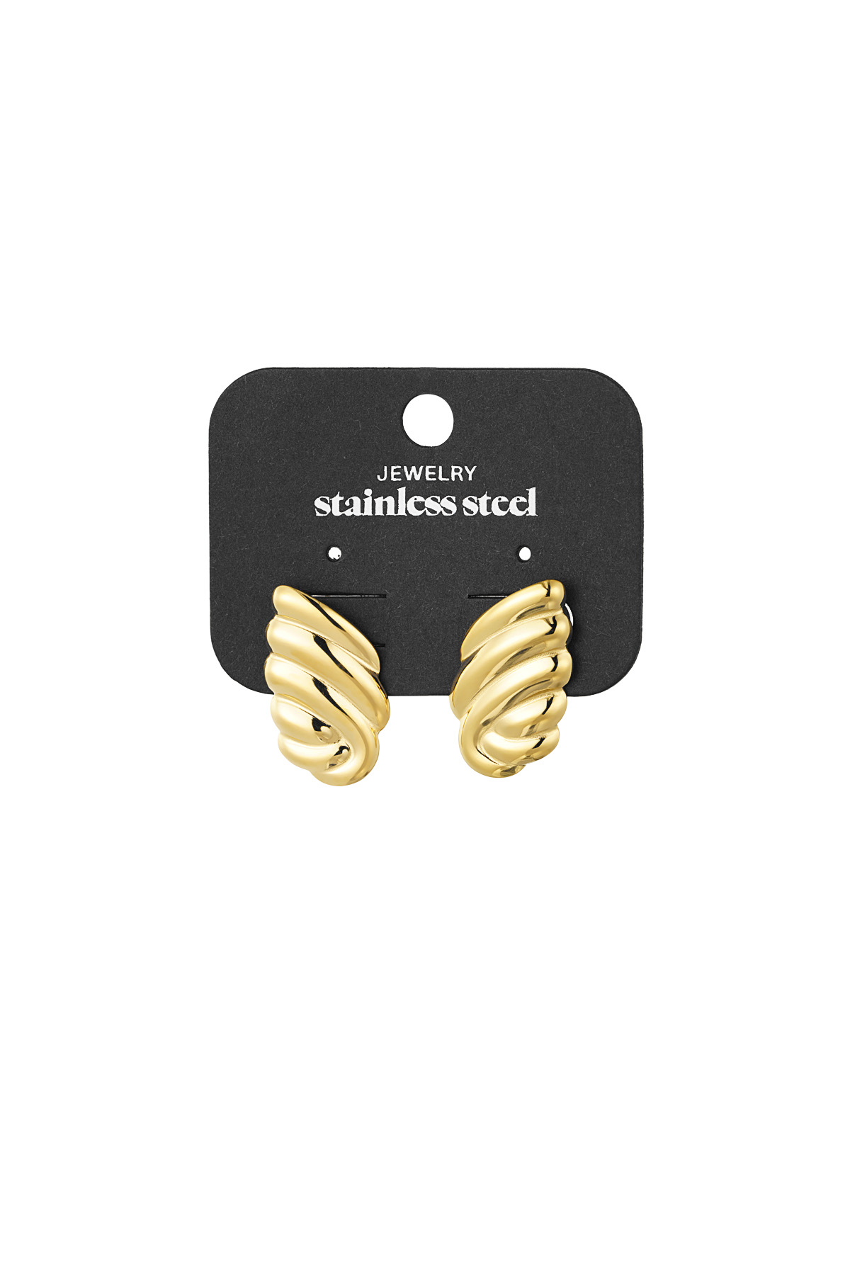 Glam stud earrings - gold Picture3