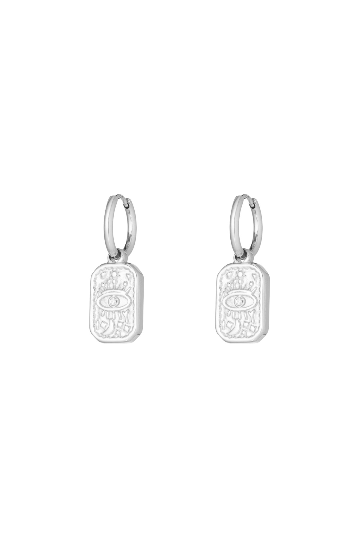 Mystic look earrings - silver h5 