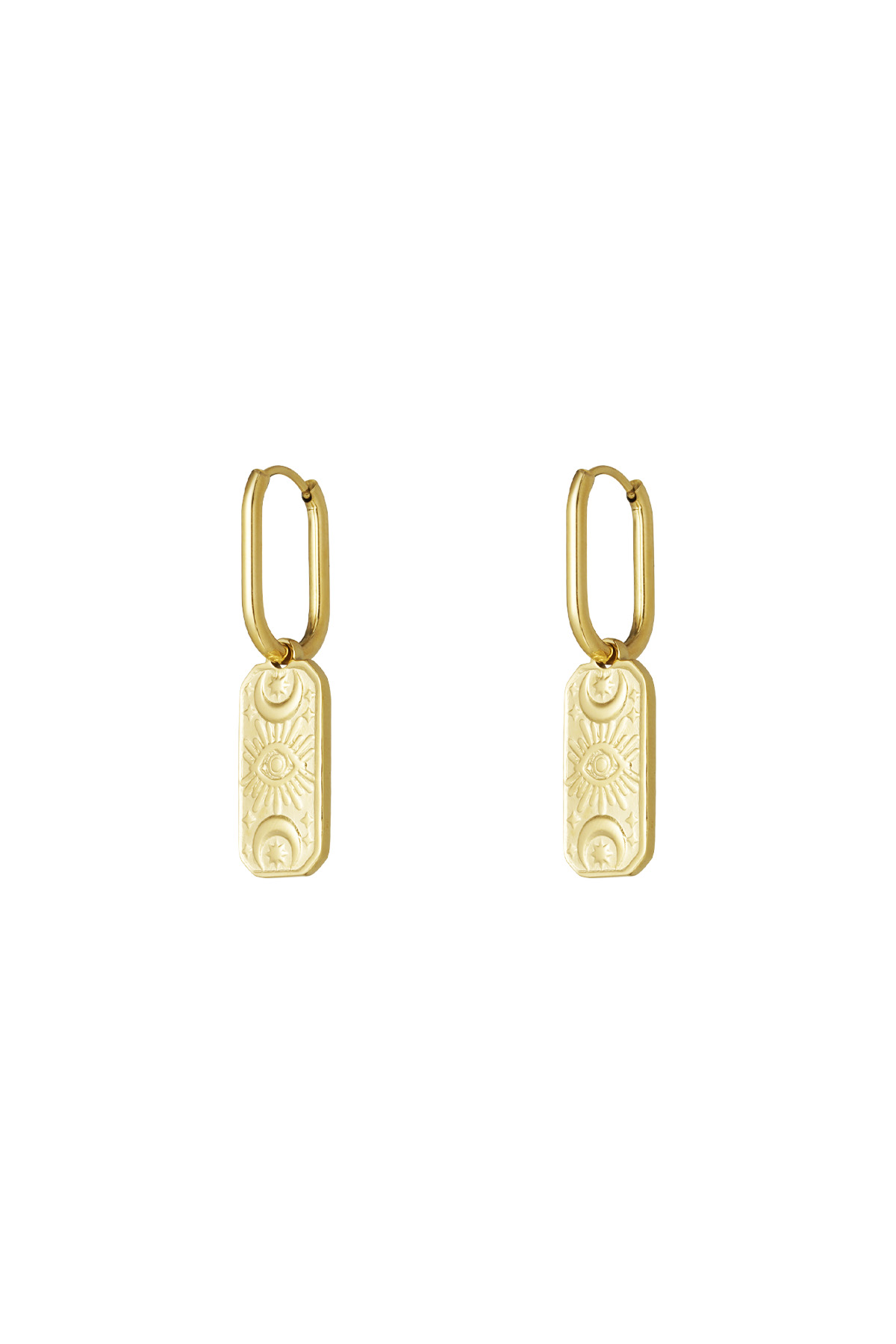 Magic mist earrings - Gold color