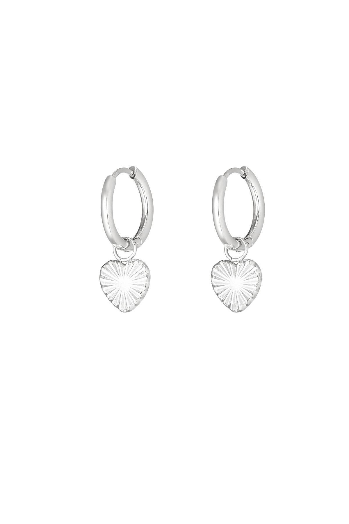 Pure love earrings - silver h5 